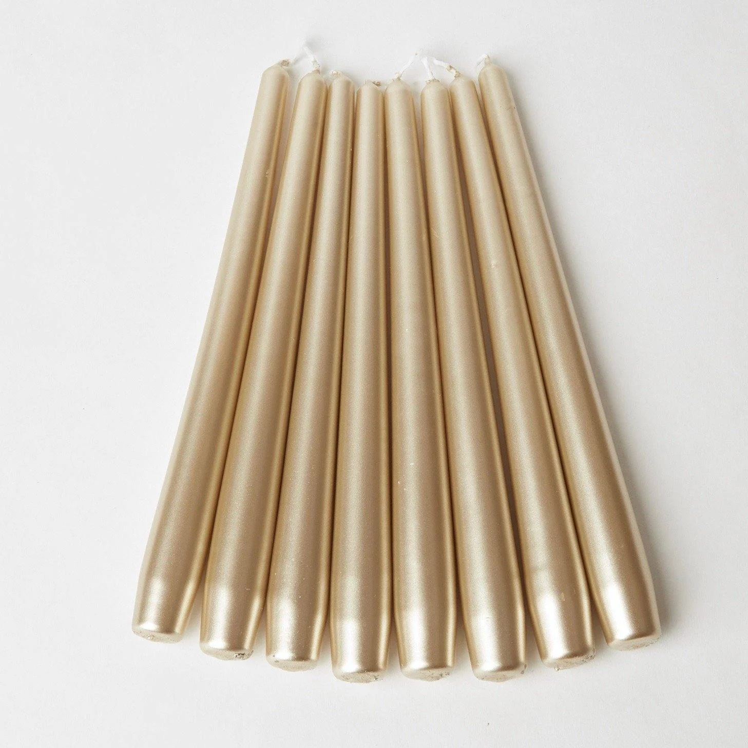 Champagne Gold Candles (Set of 8) - Image 9