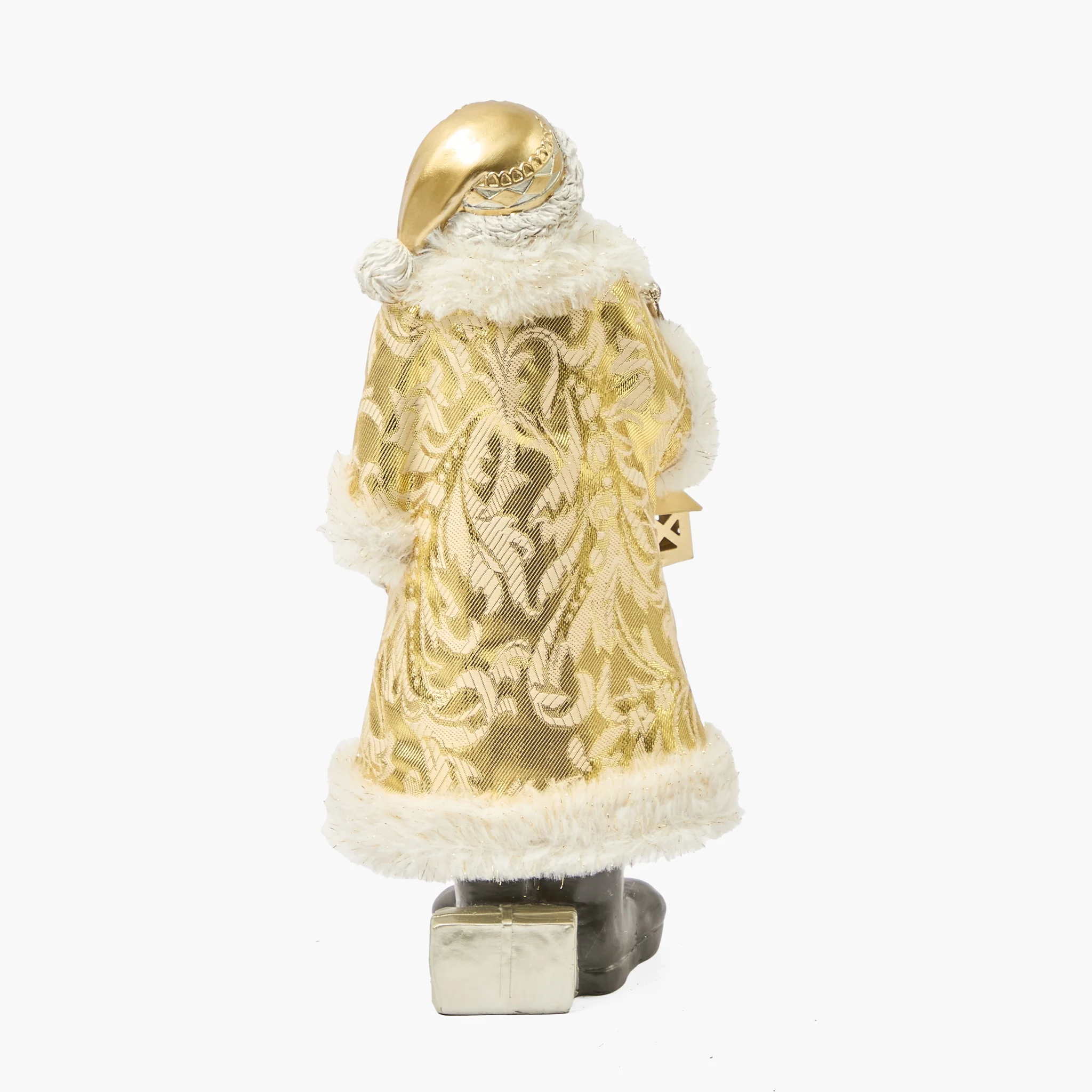 Gold Father Christmas - 30cm - Image 6
