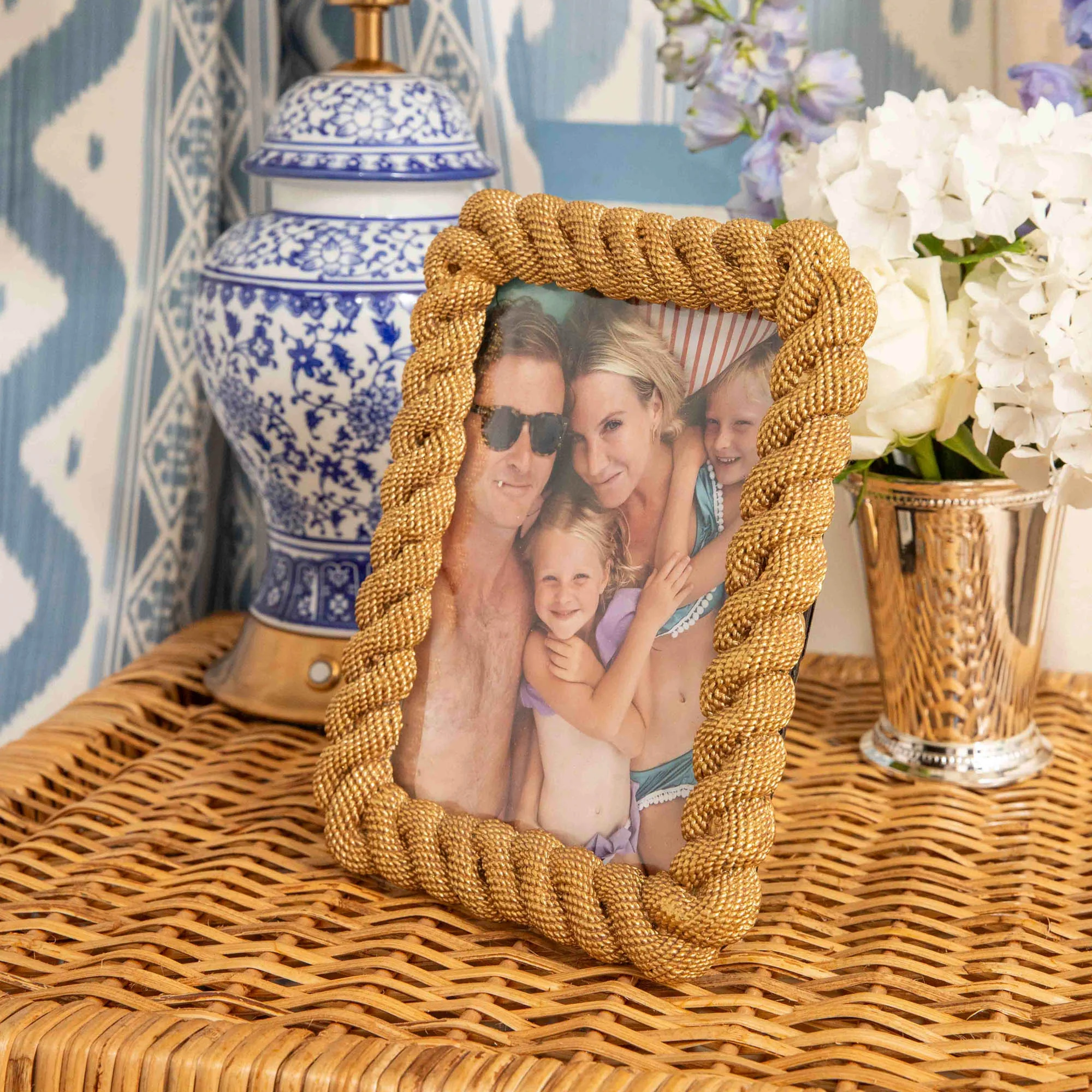 Gold Rope Photo Frame - 5"x7" - Image 4