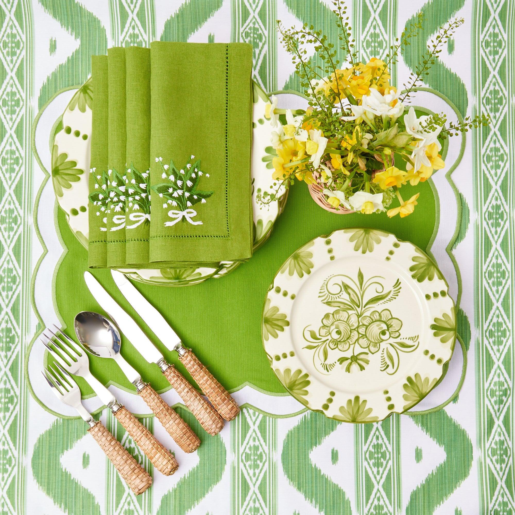 Seville Green Gardênia Starter Plates (Set of 4) - Image 10