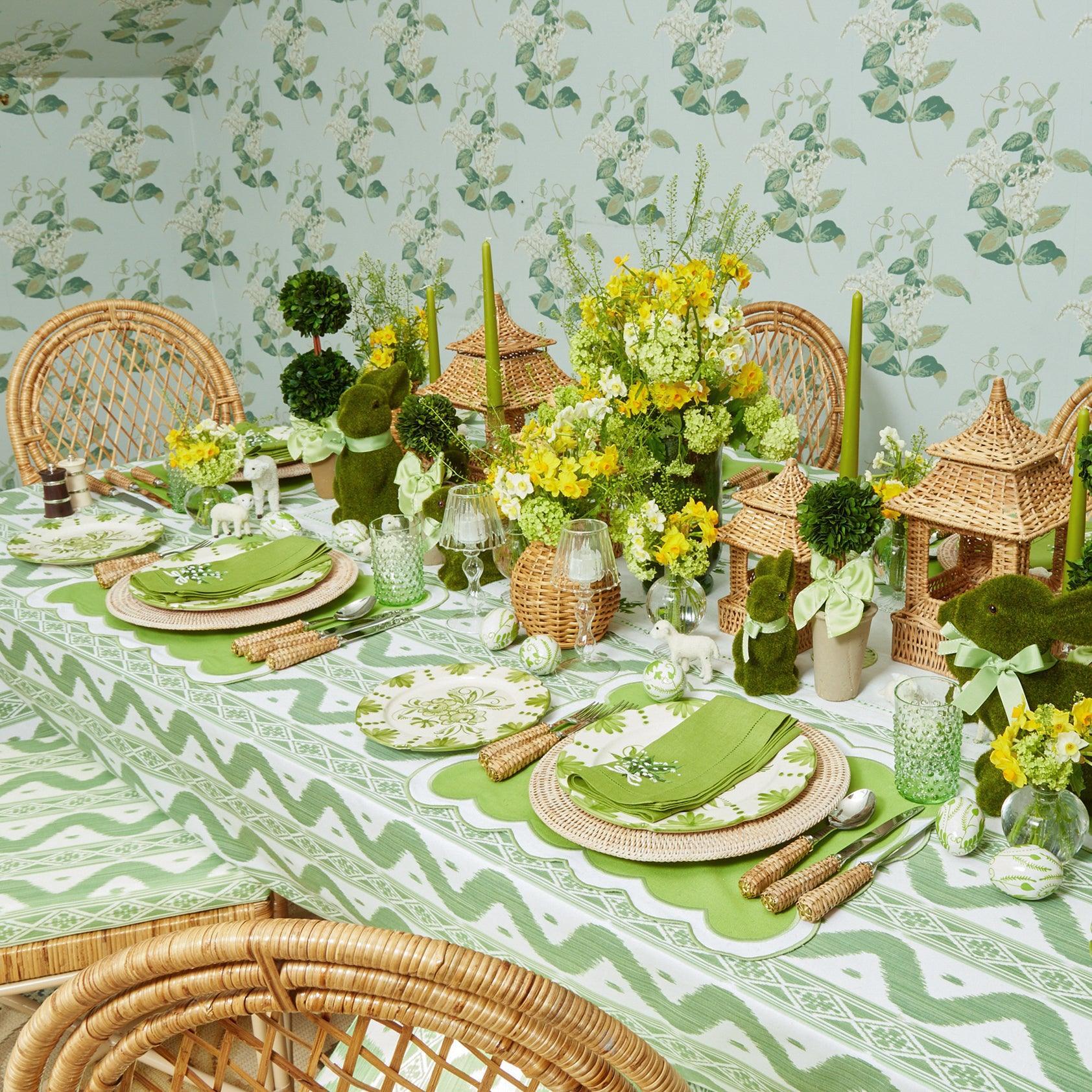 Seville Green Gardênia Starter Plates (Set of 4) - Image 9