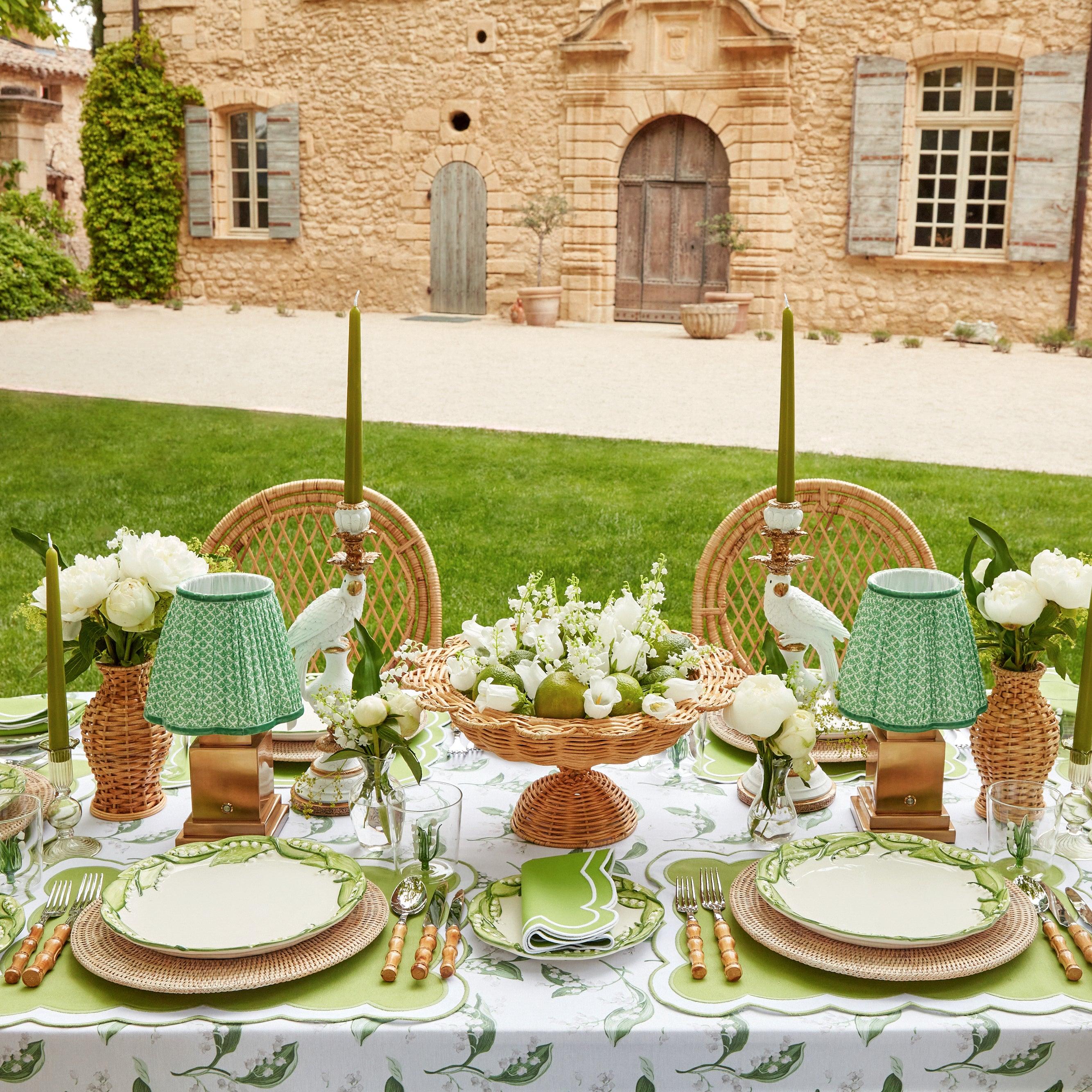 Green Lotus Lampshade (18cm) - Image 14