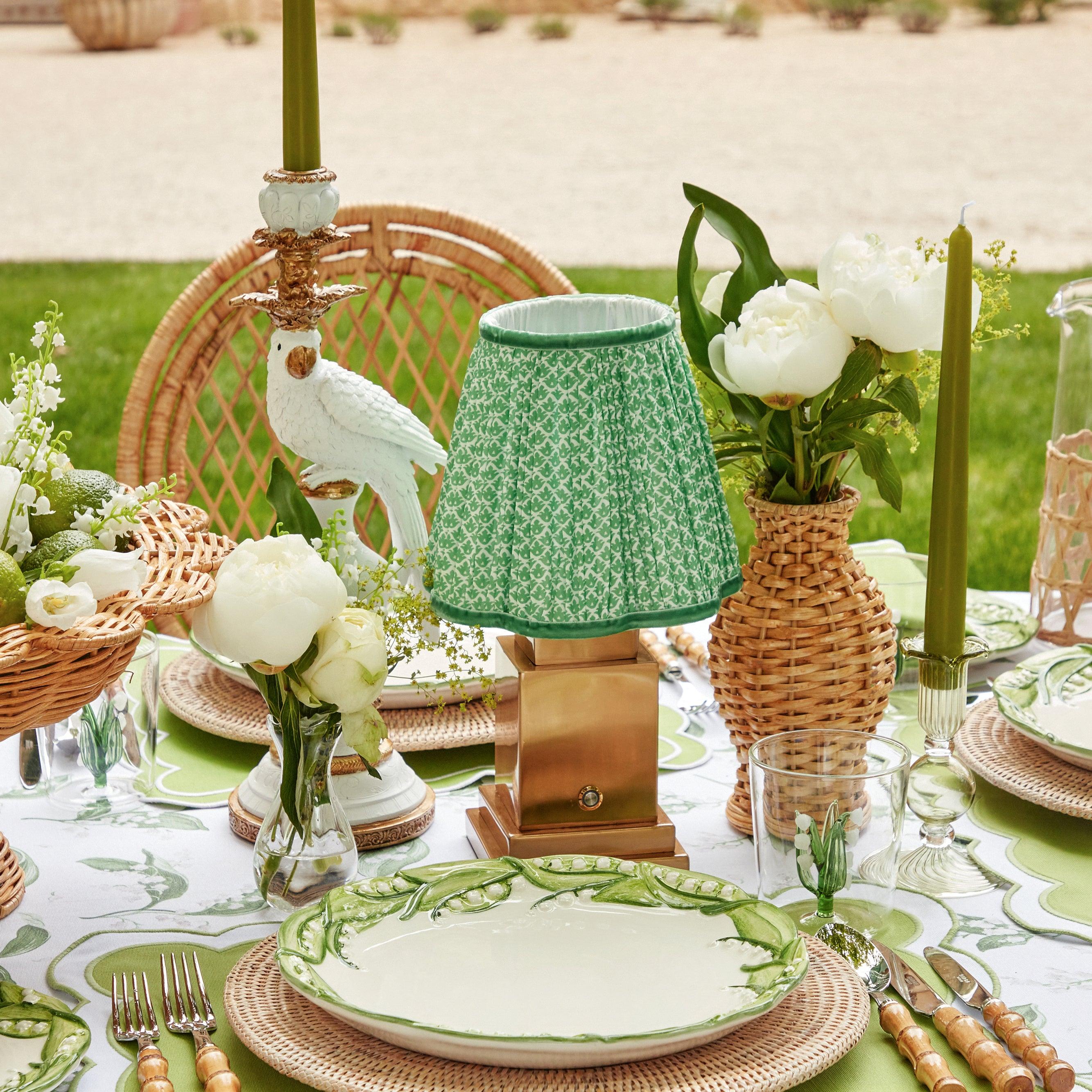 Green Lotus Lampshade (18cm) - Image 15