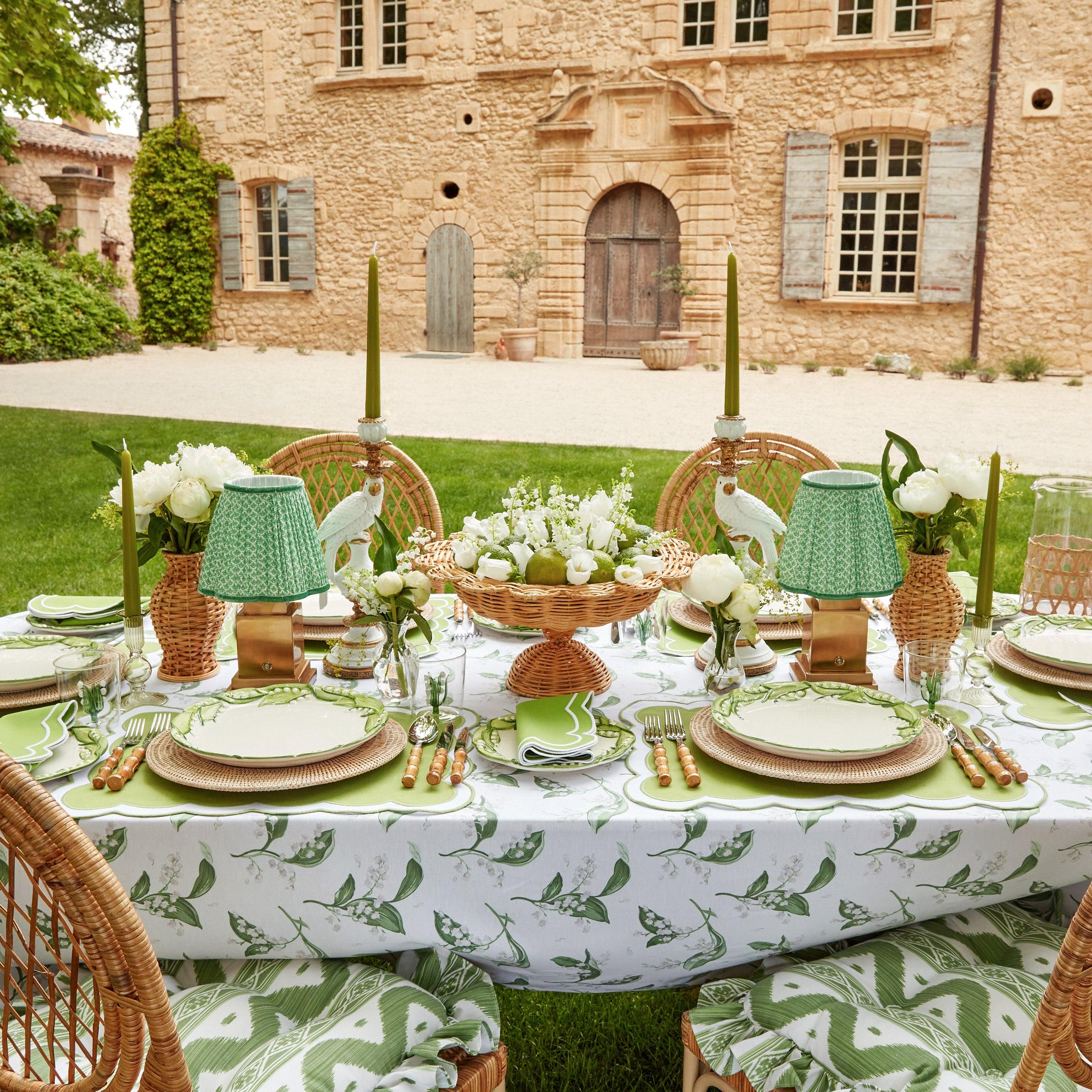 Green Lotus Lampshade (18cm) - Image 16