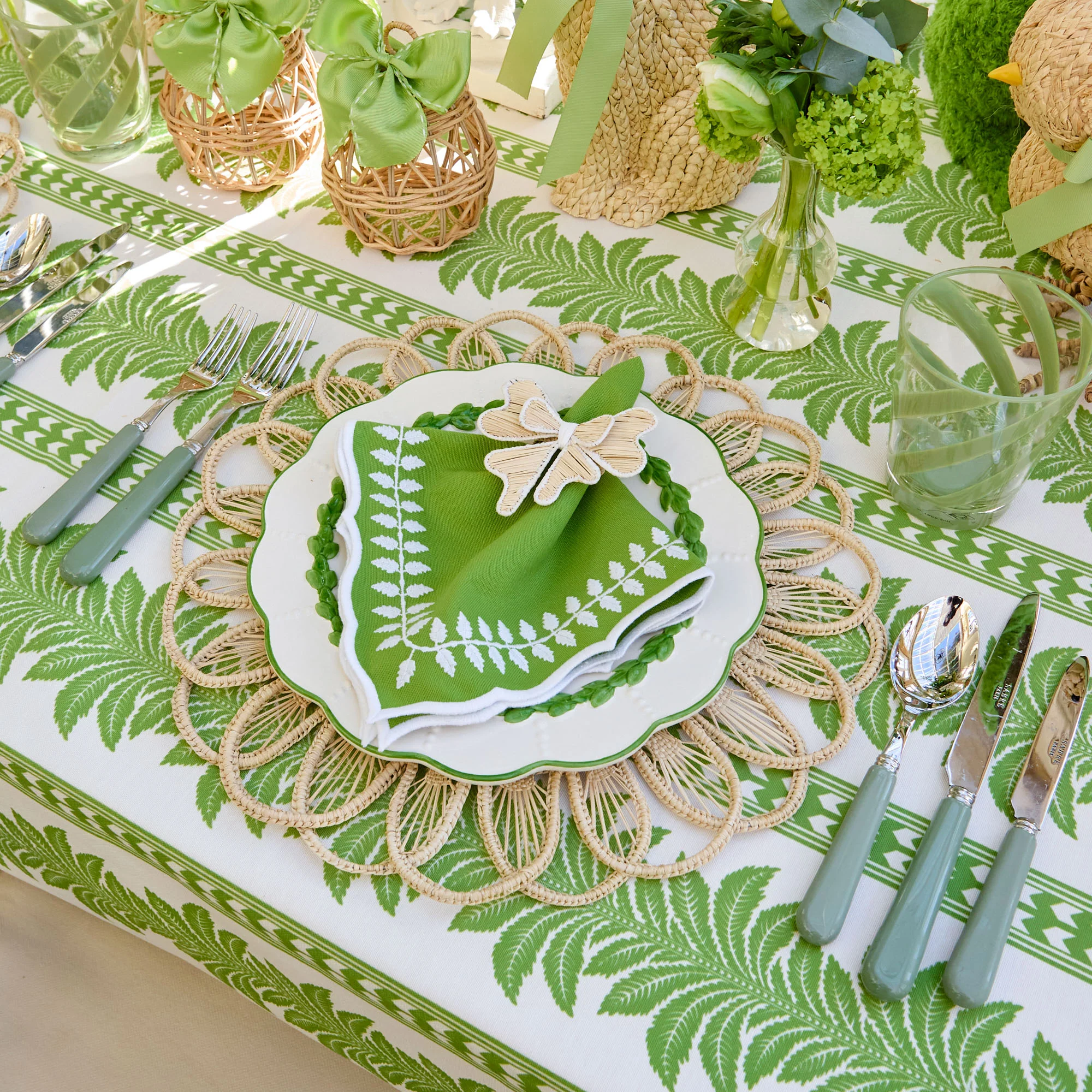 Wicker Napkin Bows (Set of 4) - Image 7