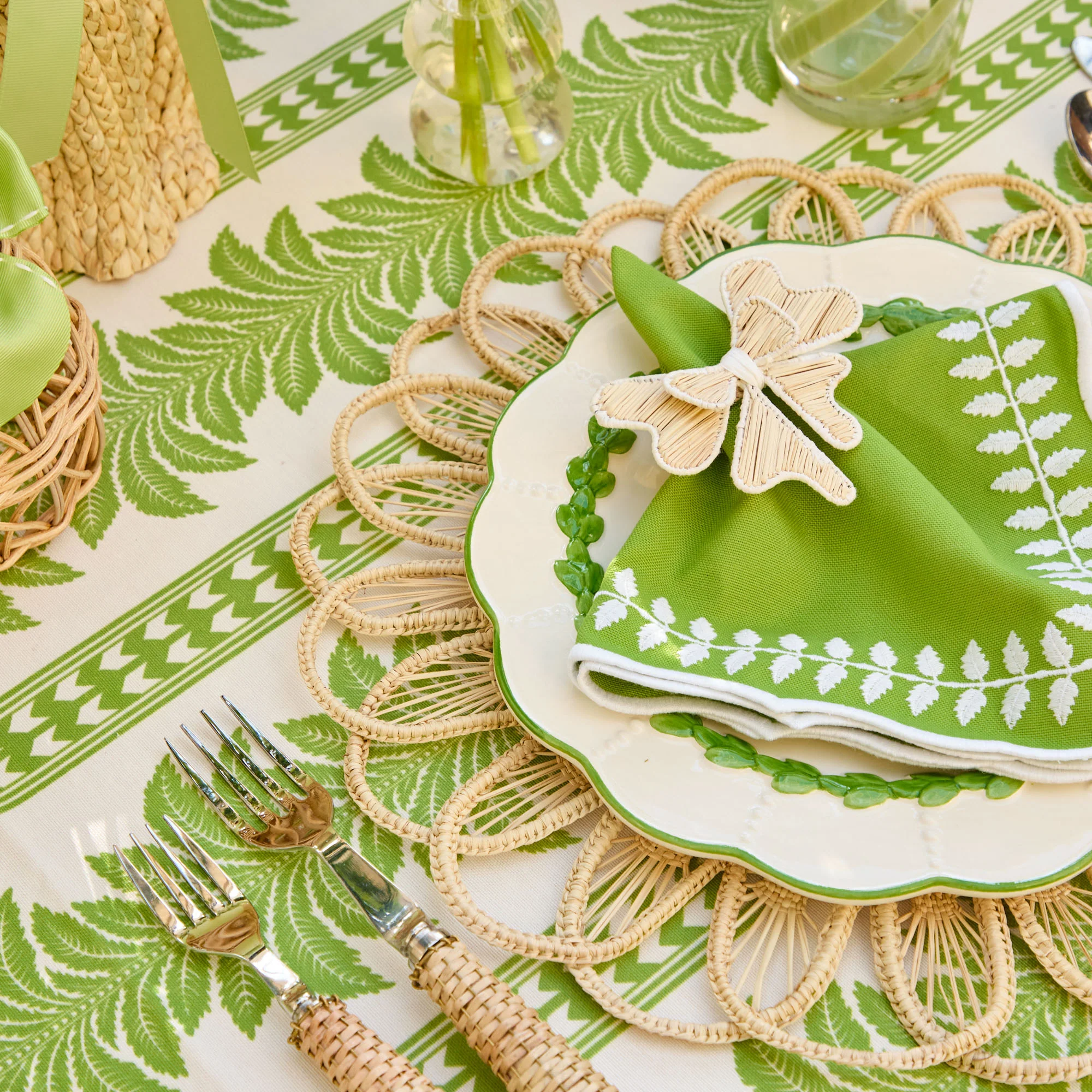 Wicker Napkin Bows (Set of 4) - Image 5