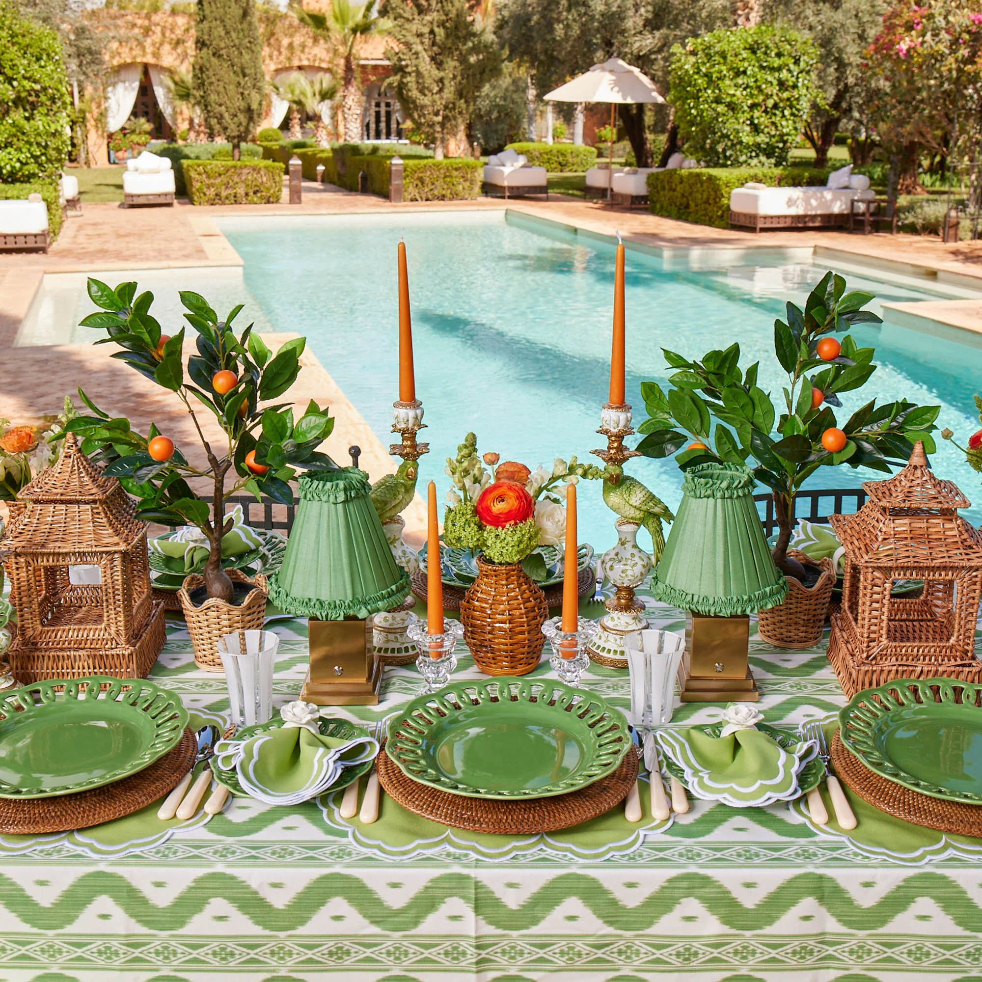 Handmade Orange Candles (Set of 8) - Image 15