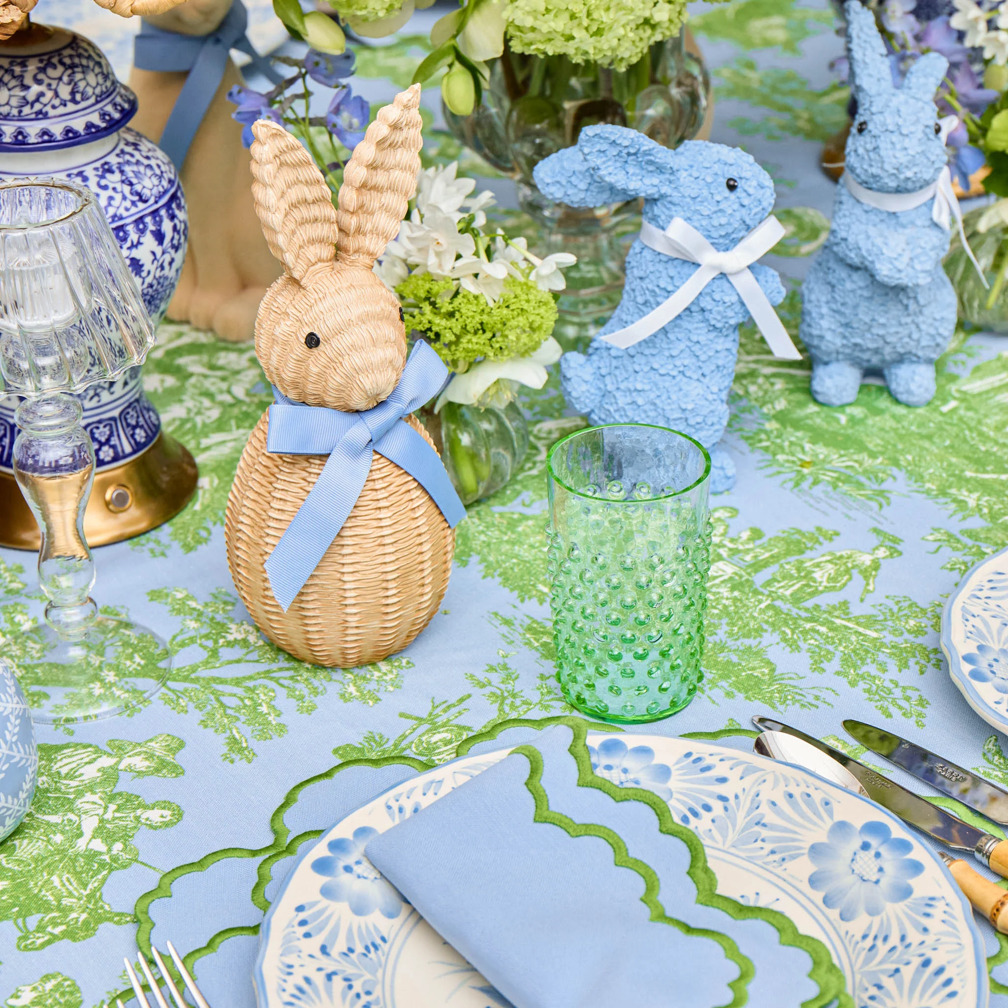 Emerald Hobnail Glasses (Set of 6) - Image 3