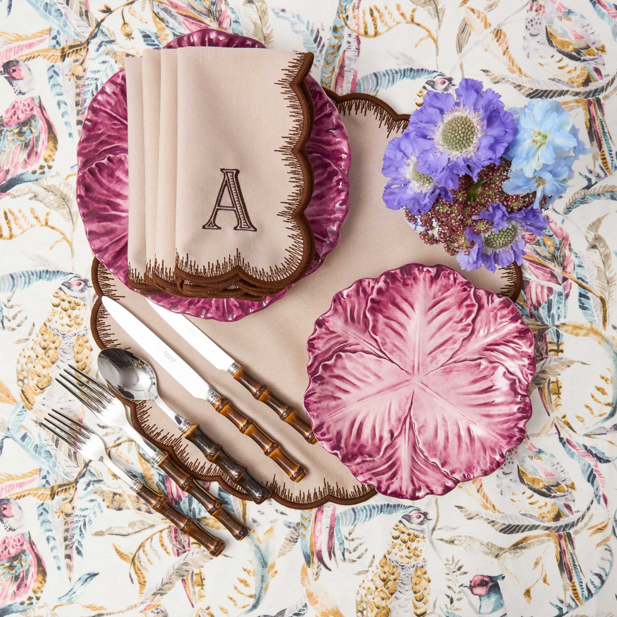 Serena Aubergine Cabbage Starter Plate - Image 4