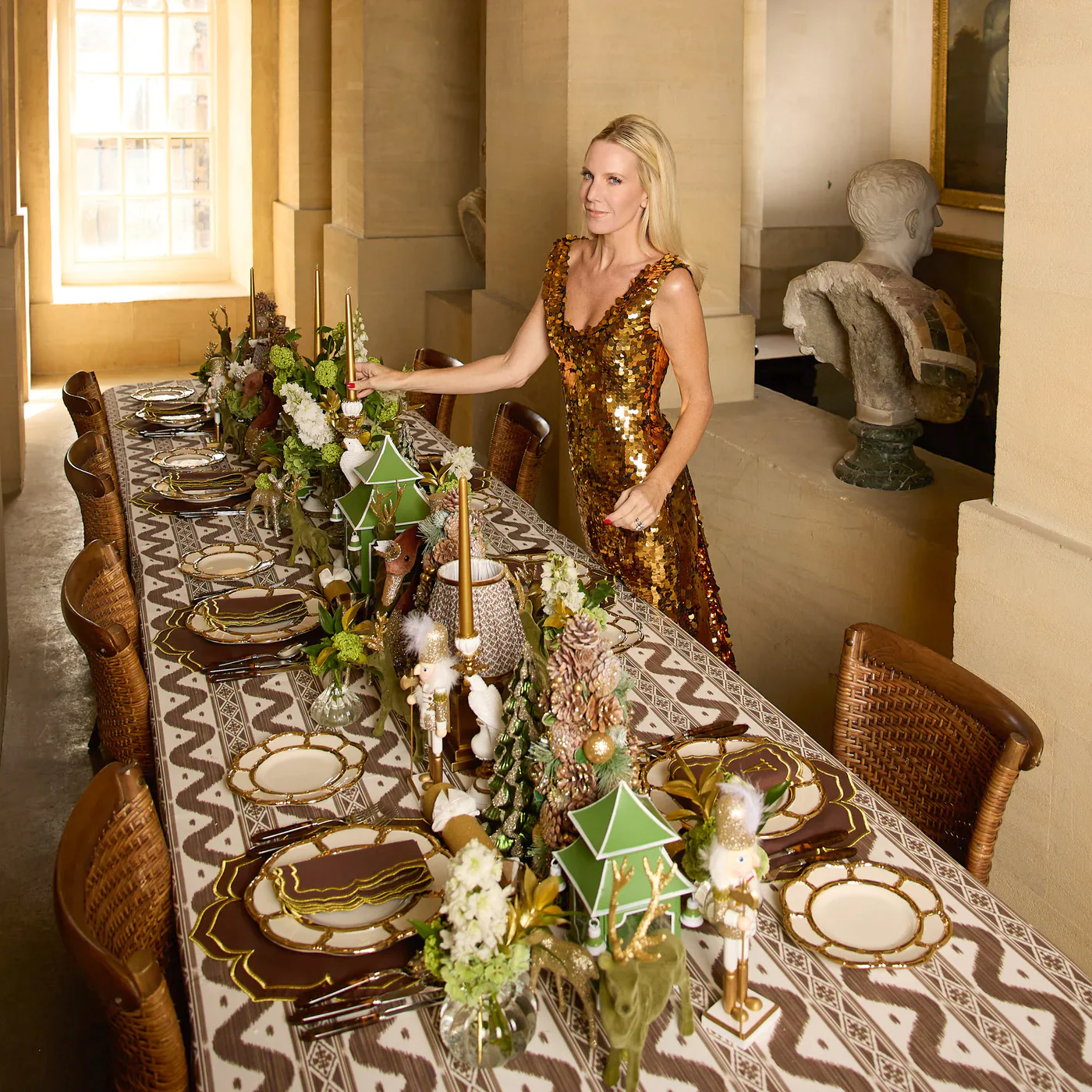 Serena Green Cabbage Dinner & Starter Plates (Set of 8) - Image 4