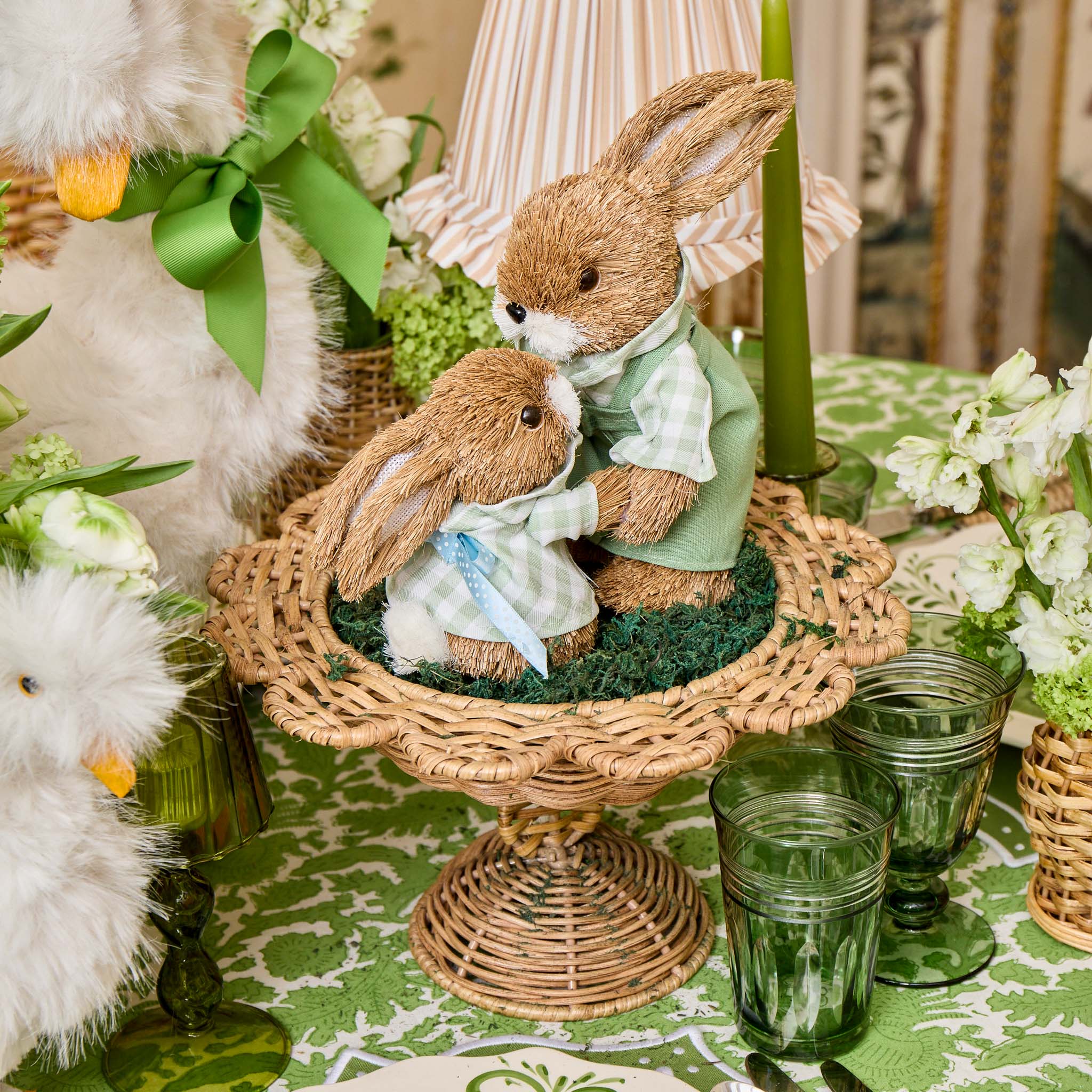 Small Luciana Rattan Scalloped Bowl - Image 3