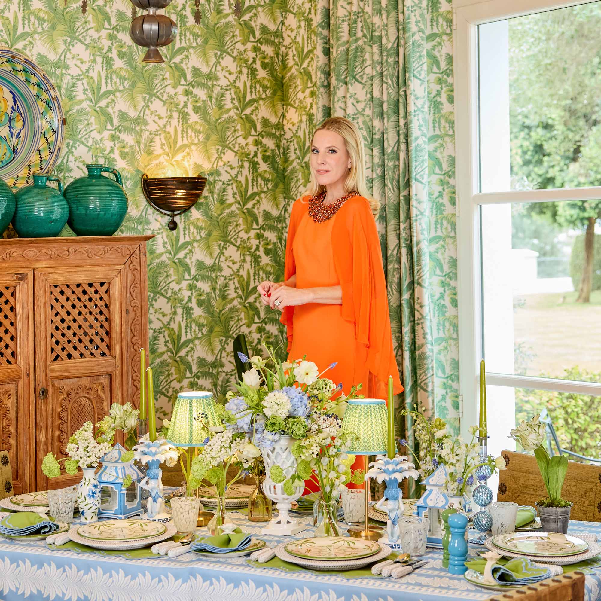 Camille Azure Candle Holder (Pair) - Image 19