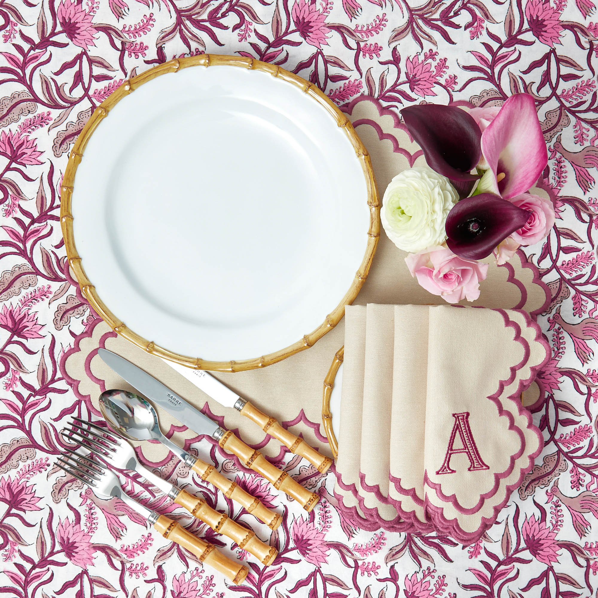 Nancy Bamboo Dinner Plate - Image 9