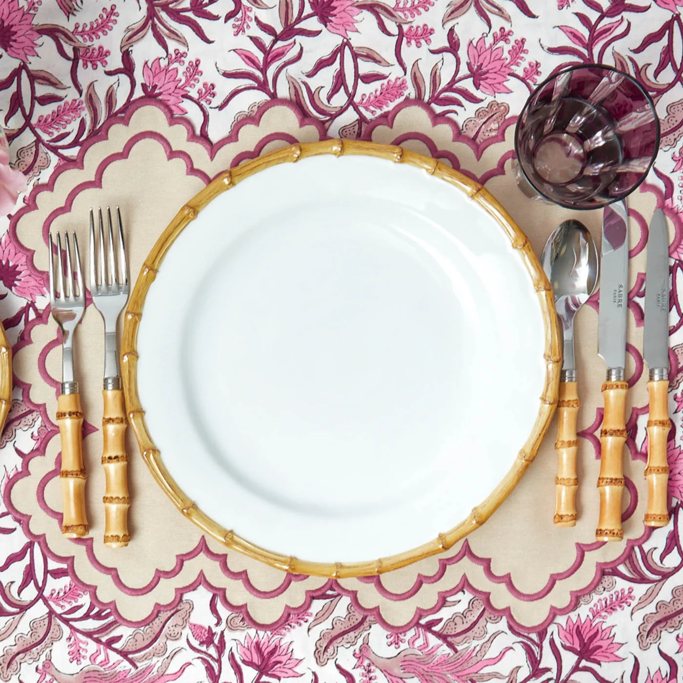 Nancy Bamboo Dinner Plate - Image 12