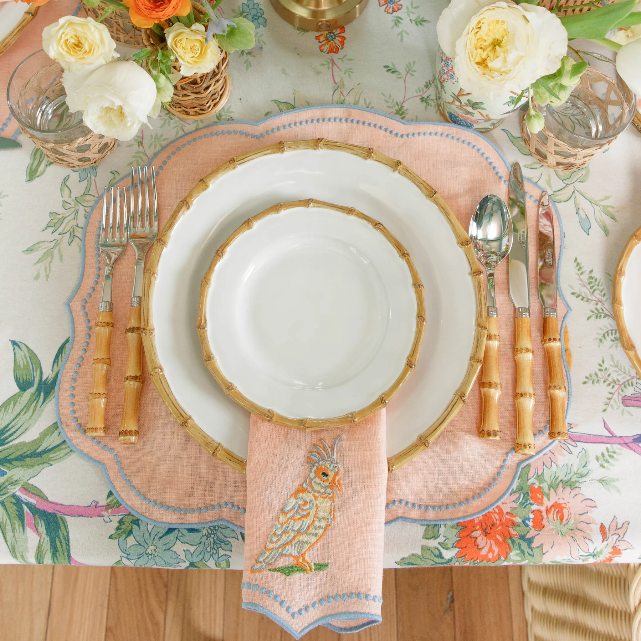 Nancy Bamboo Dinner Plate - Image 4