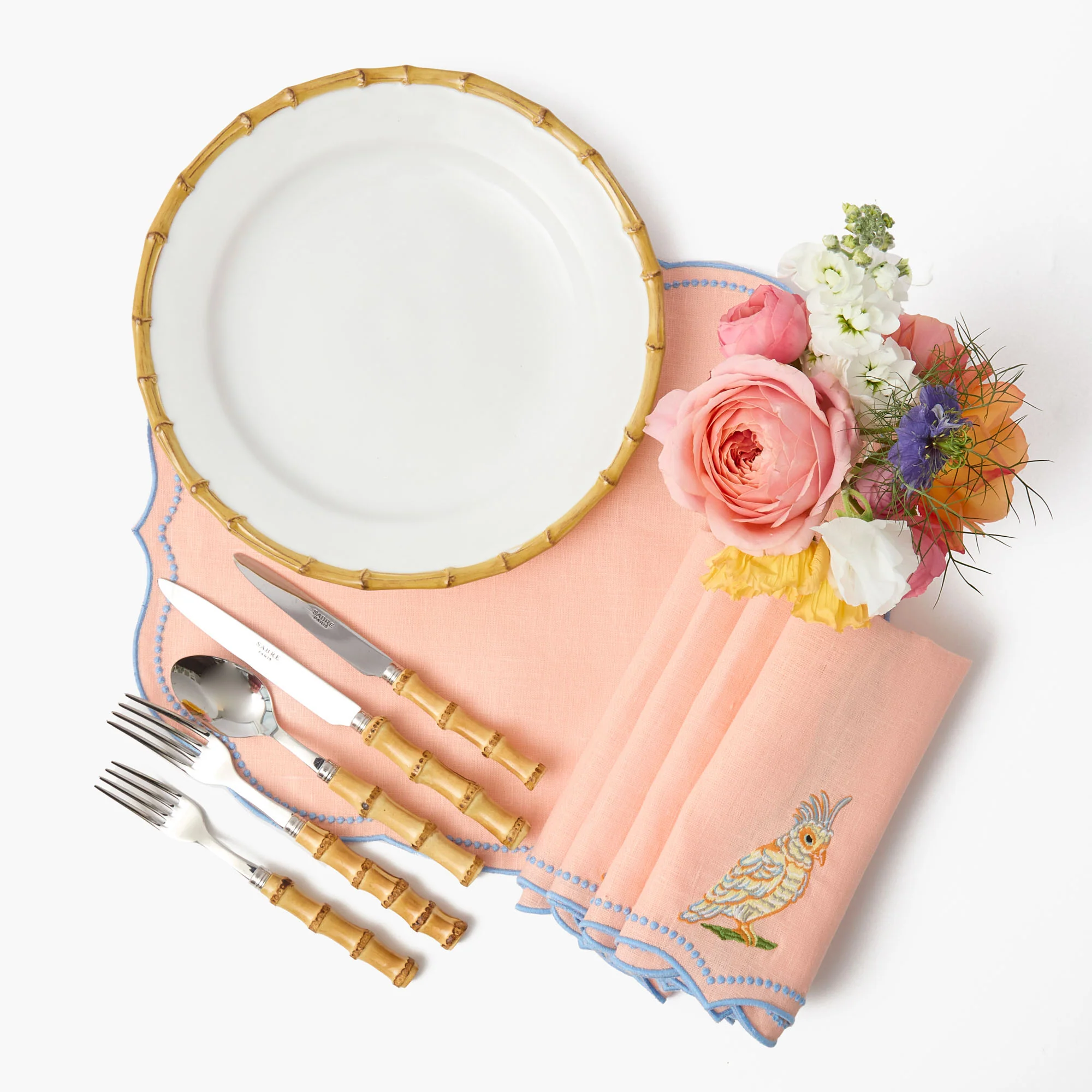 Nancy Bamboo Dinner Plate - Image 6