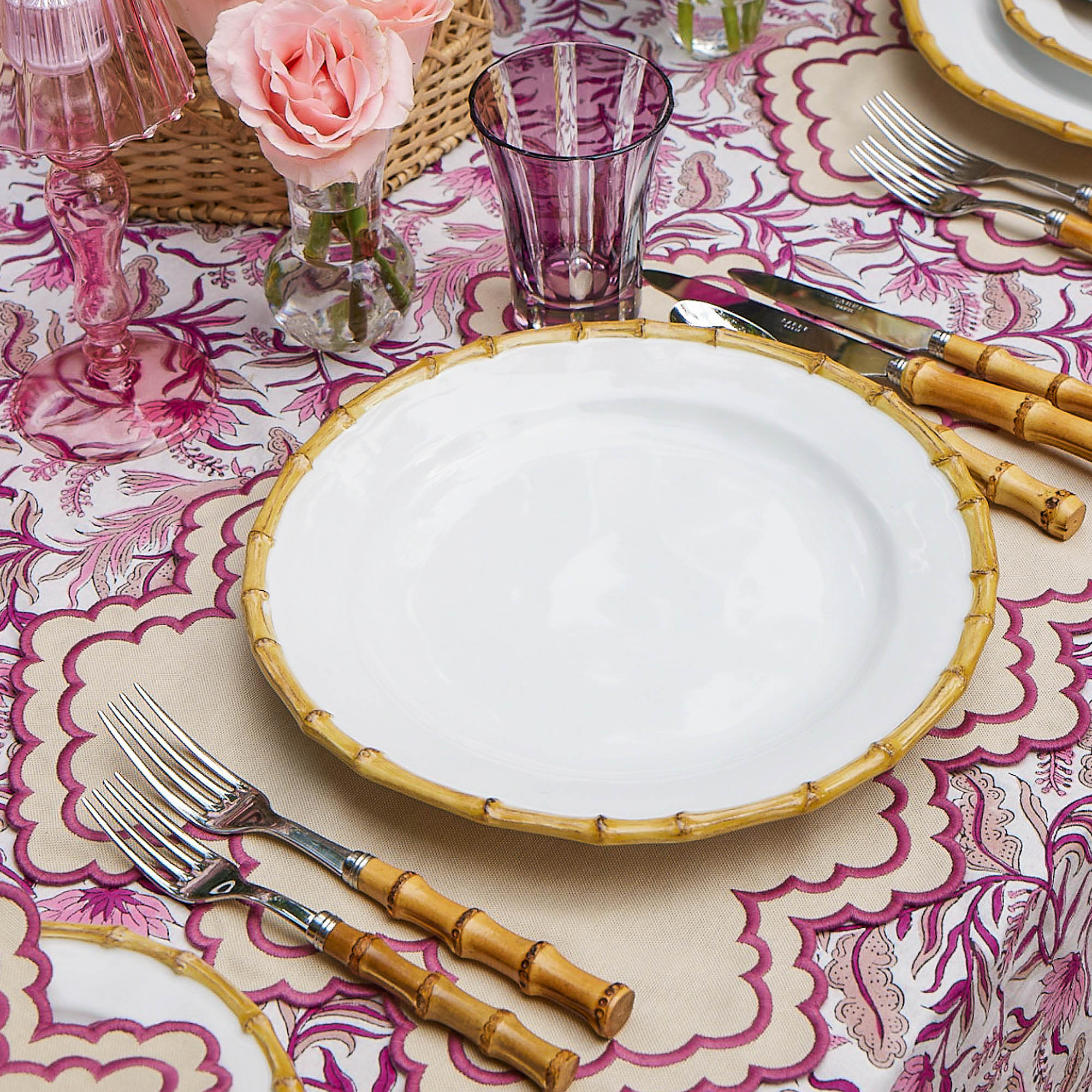 Nancy Bamboo Dinner Plate - Image 10