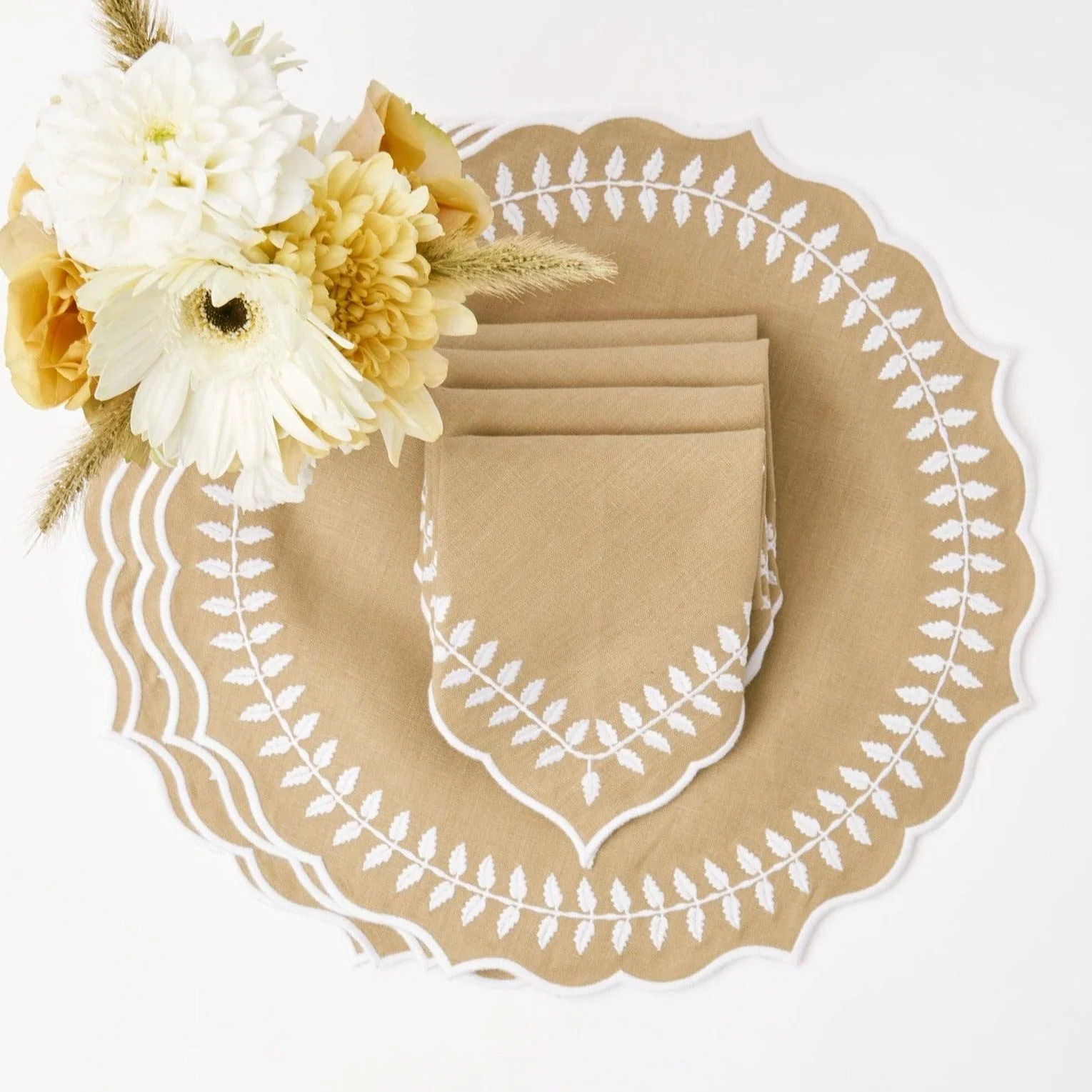 Natural Laurel Placemats (Set of 4) - Image 6