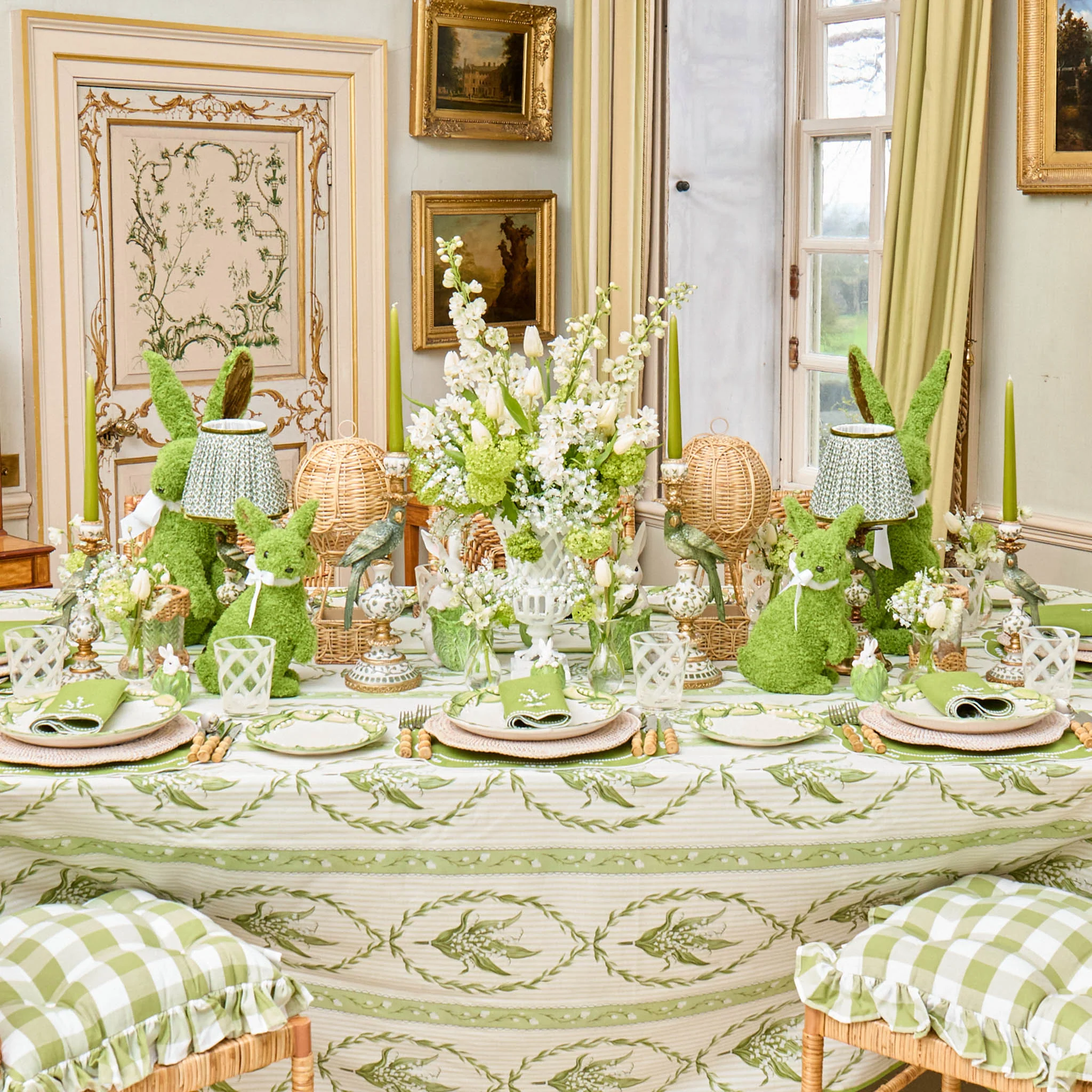 Olive Green Lotus Lampshade (18cm) - Image 8