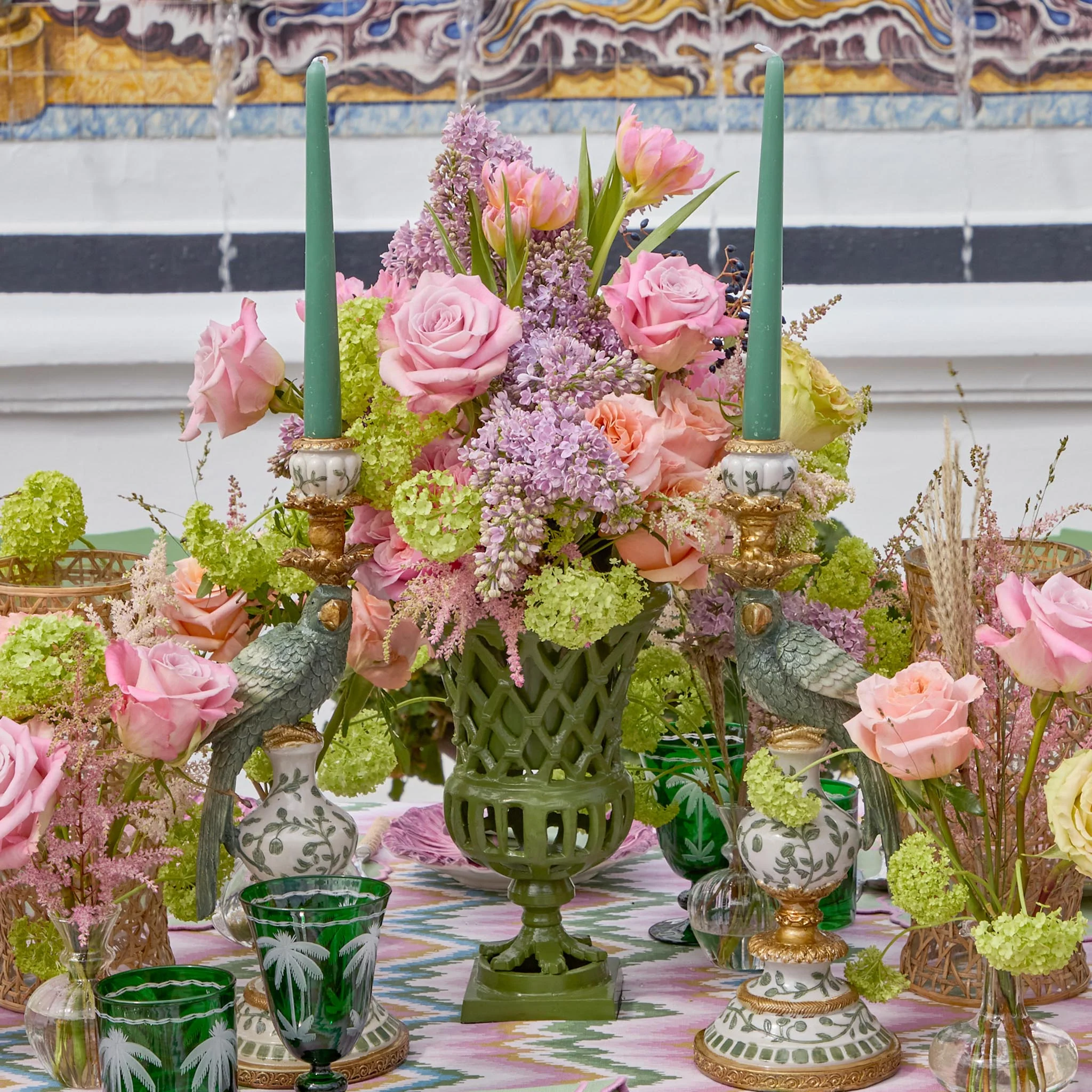 Dusty Green Candles (Set of 8) - Image 6