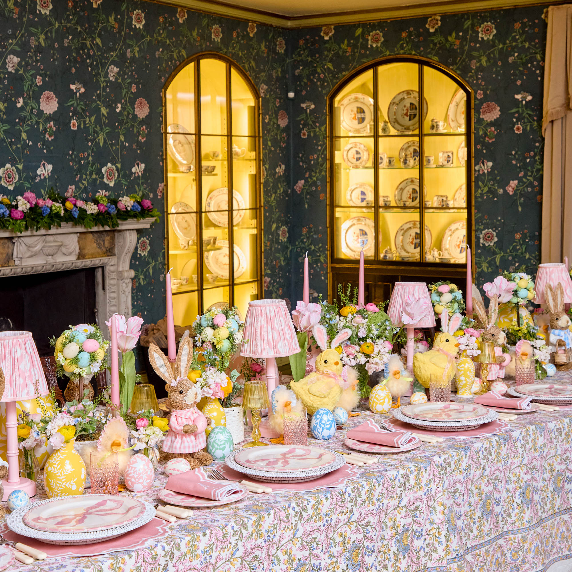 Rose Pink Hobnail Glasses (Set of 6) - Image 11