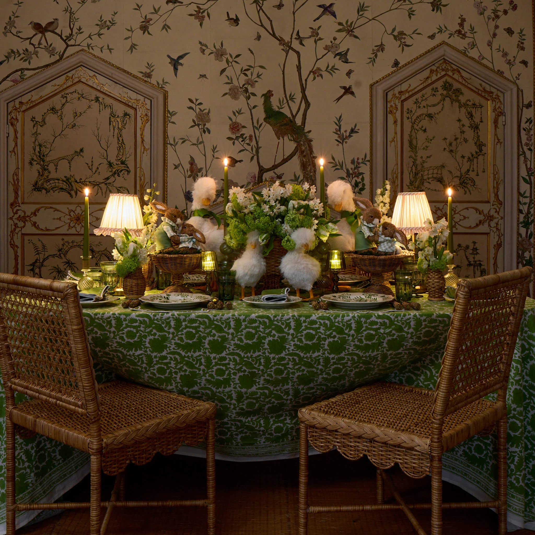 Small Camille Olive Candle Holder (Pair) - Image 6