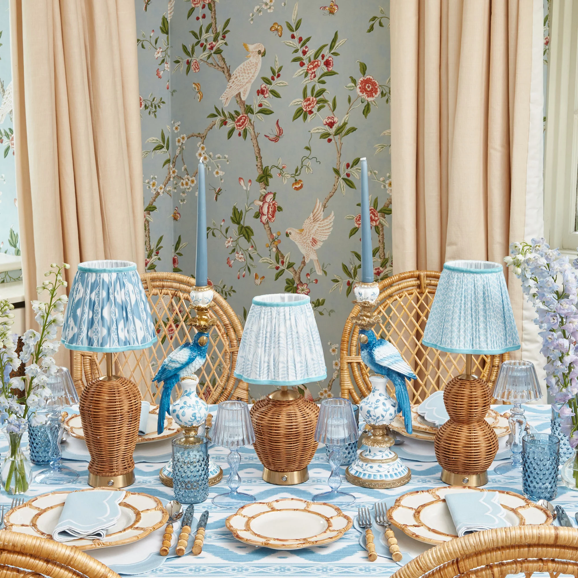 Rattan Bardot Rechargeable Lamp - Image 11