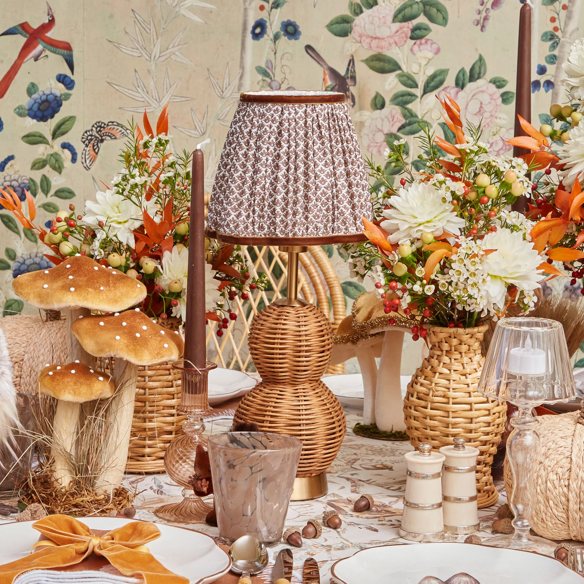 Rattan Bardot Rechargeable Lamp - Image 14