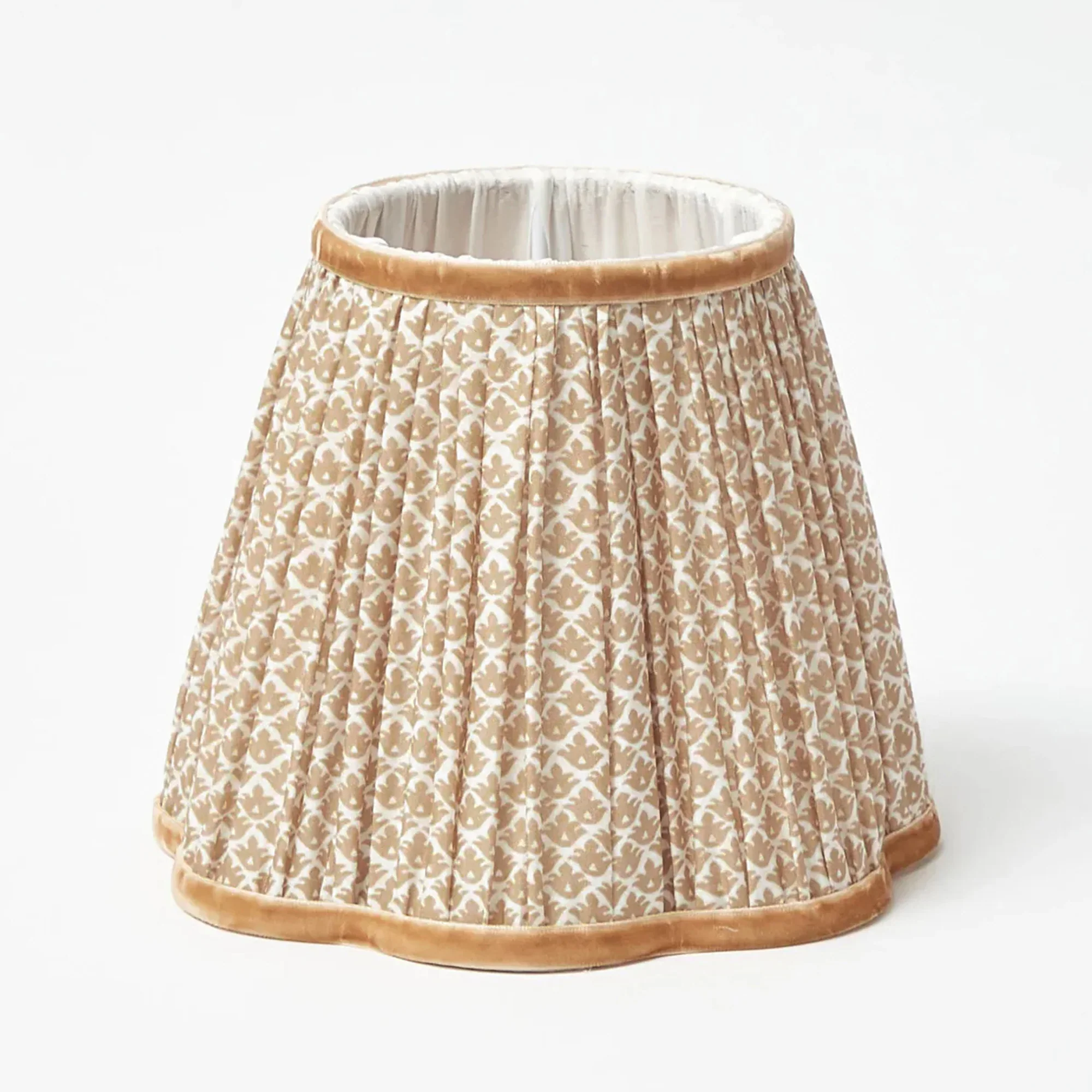 Rechargeable Bamboo Lamp with Putty Lotus Shade (18cm) - Image 11