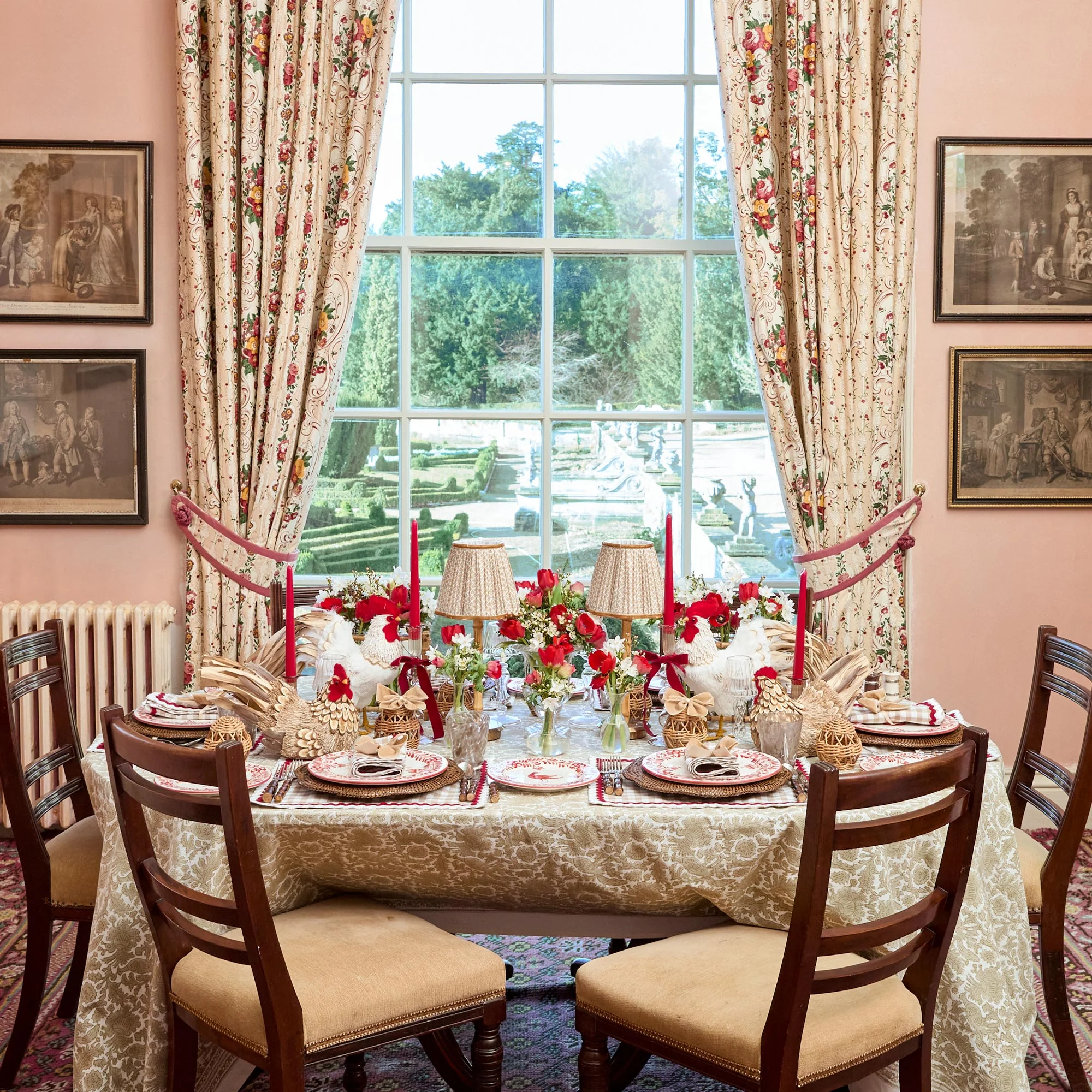 Rechargeable Bamboo Lamp with Putty Lotus Shade (18cm) - Image 9