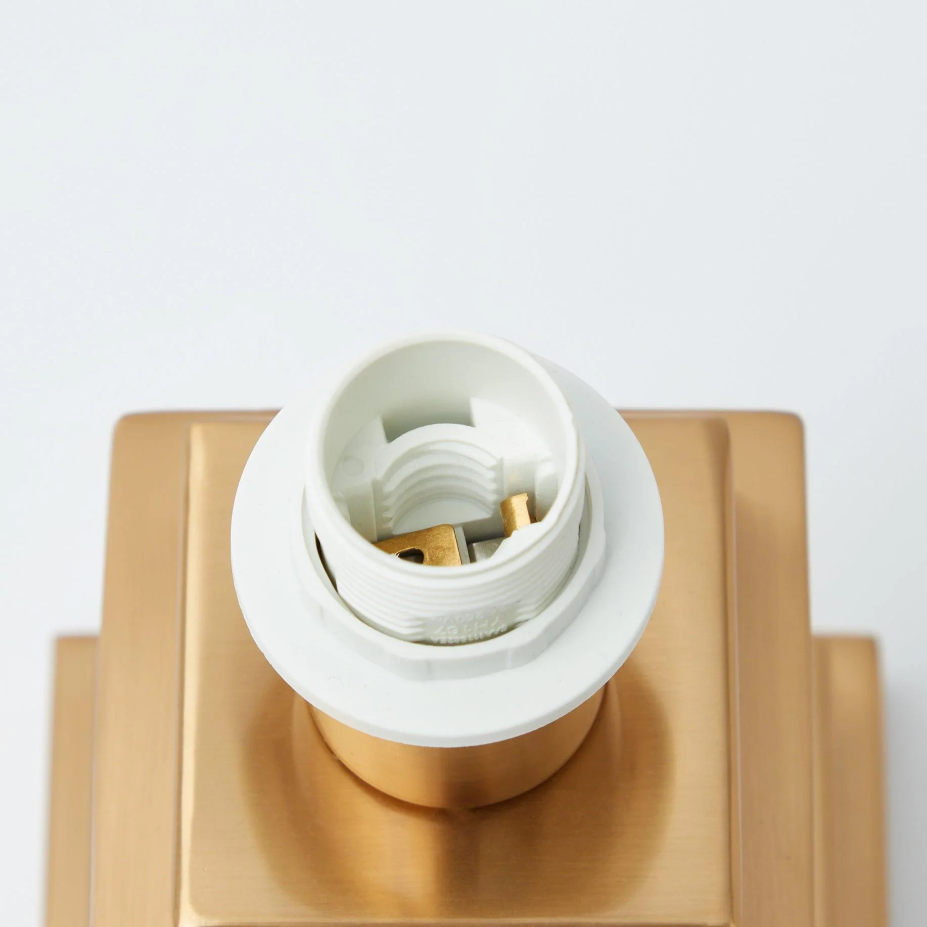 Square Rechargeable Lamp with Cobalt & Red Lotus Shade (18cm) - Image 12