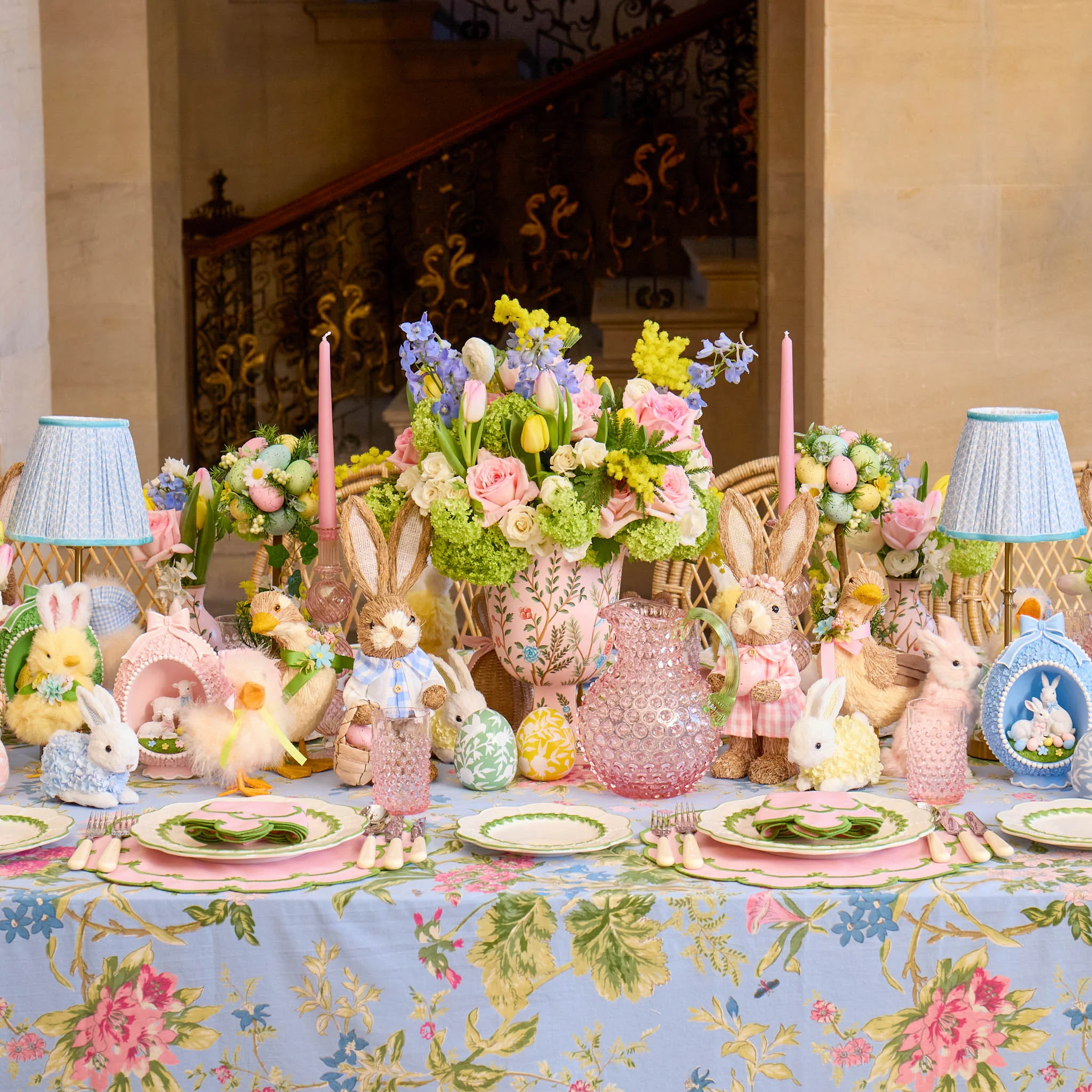 Rose Pink Hobnail Glasses (Set of 6) - Image 3