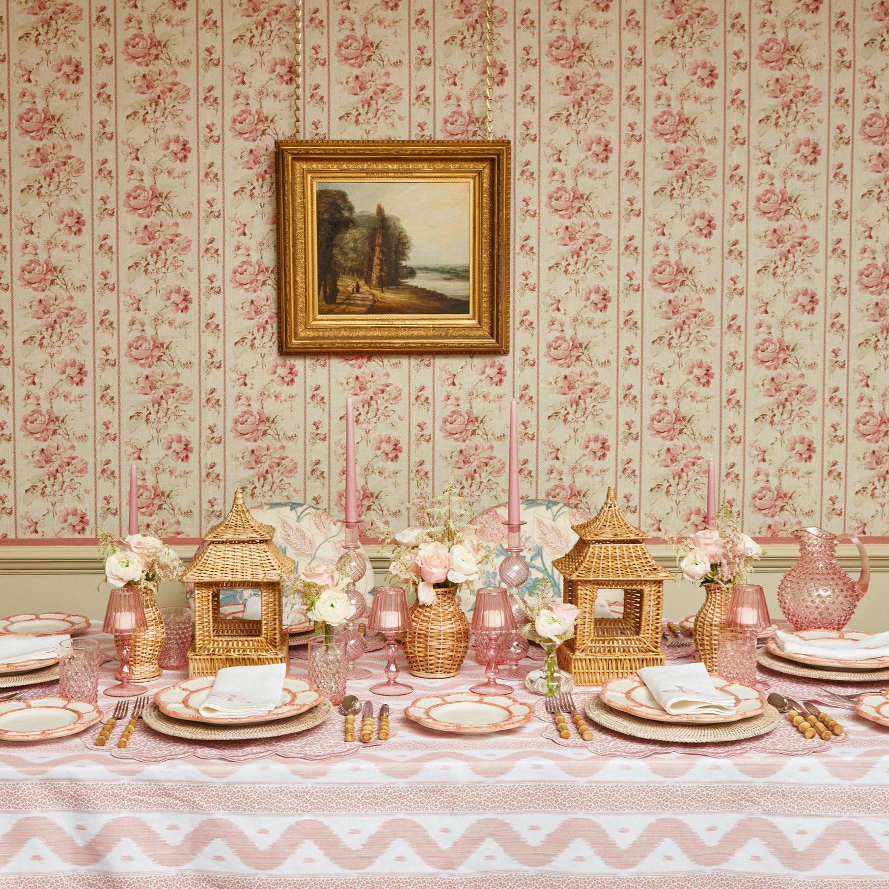 Rose Pink Hobnail Glasses (Set of 6) - Image 7