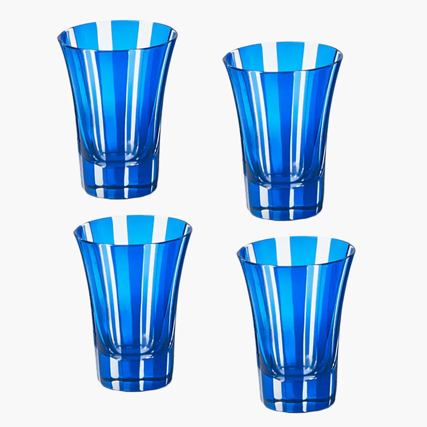 Royal Blue Positano Glasses (Set of 4)