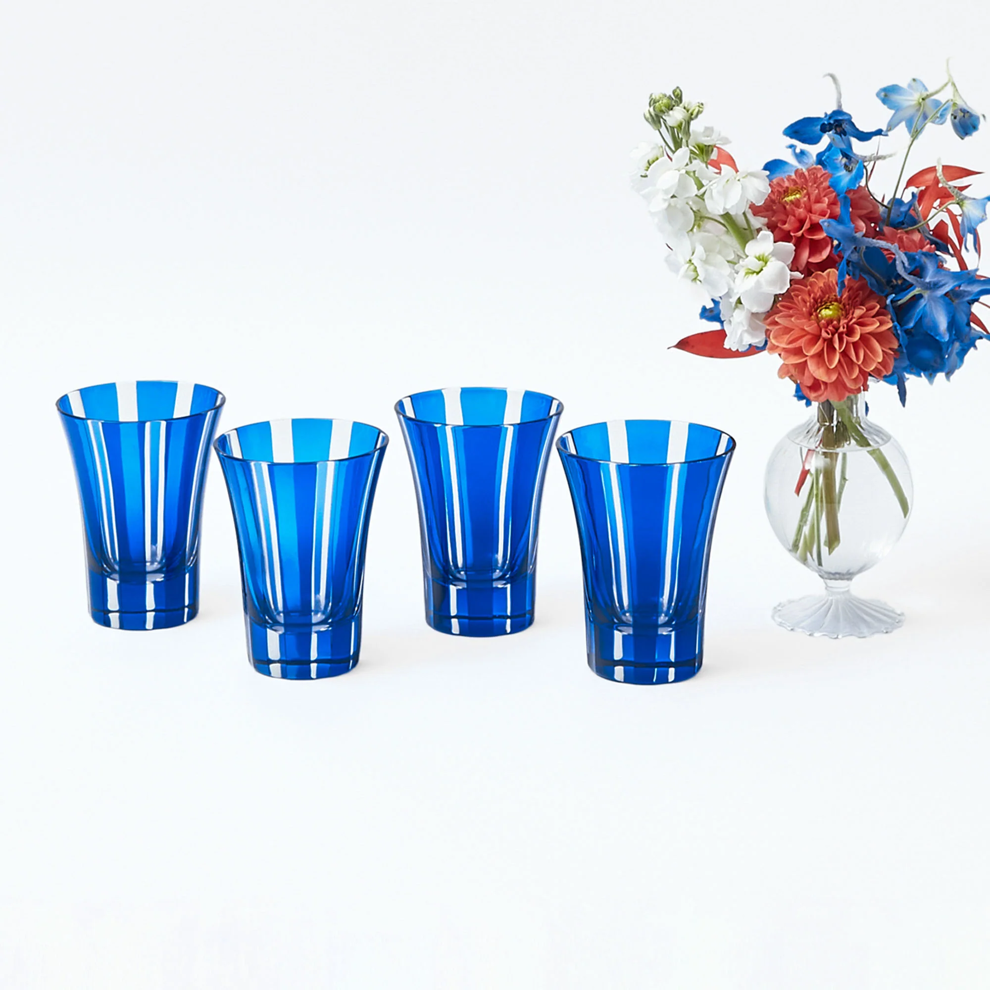 Royal Blue Positano Glasses (Set of 4) - Image 6