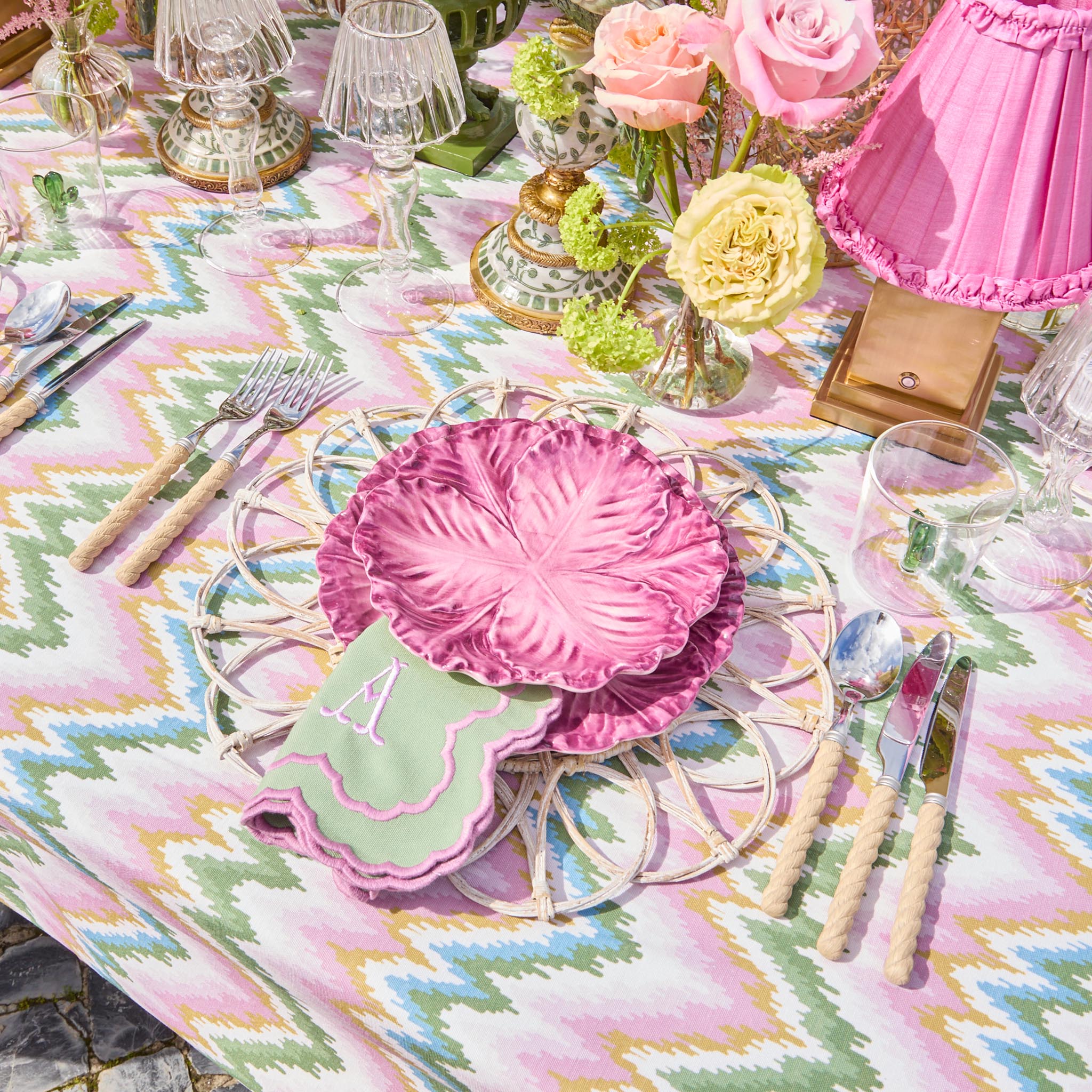 Serena Aubergine Cabbage Dinner Plate - Image 11