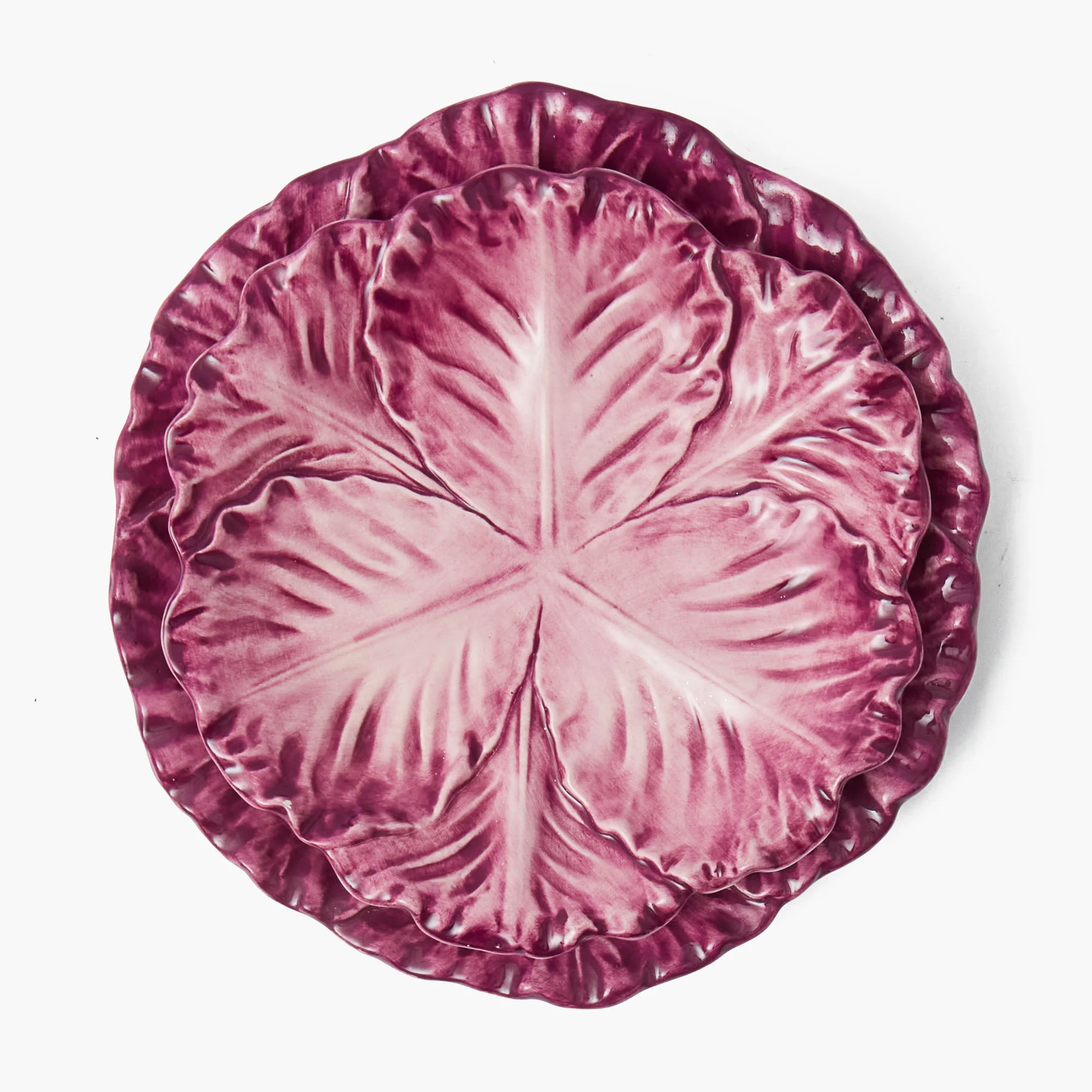 Serena Aubergine Cabbage Dinner Plate - Image 7