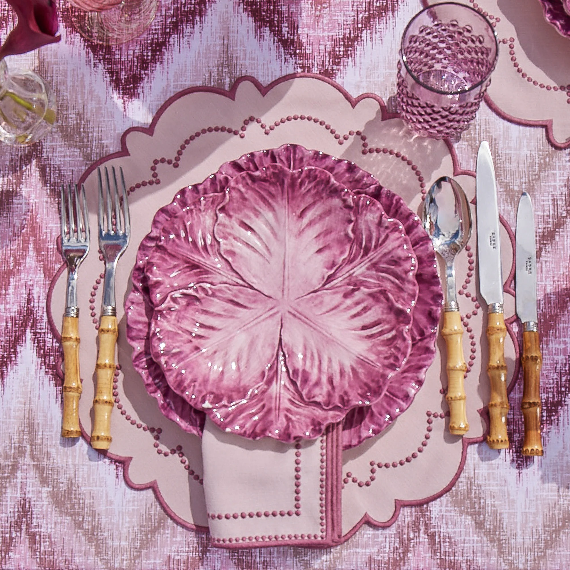 Serena Aubergine Cabbage Starter Plates (Set of 4) - Image 16