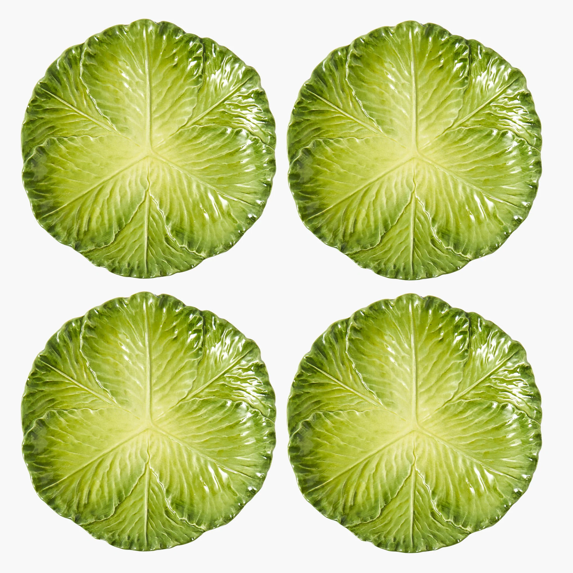 Serena Green Cabbage Dinner Plate - Image 13