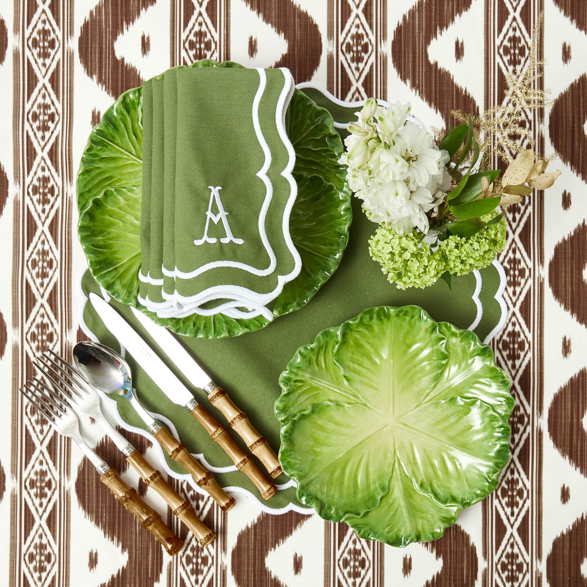 Serena Green Cabbage Starter Plate - Image 4