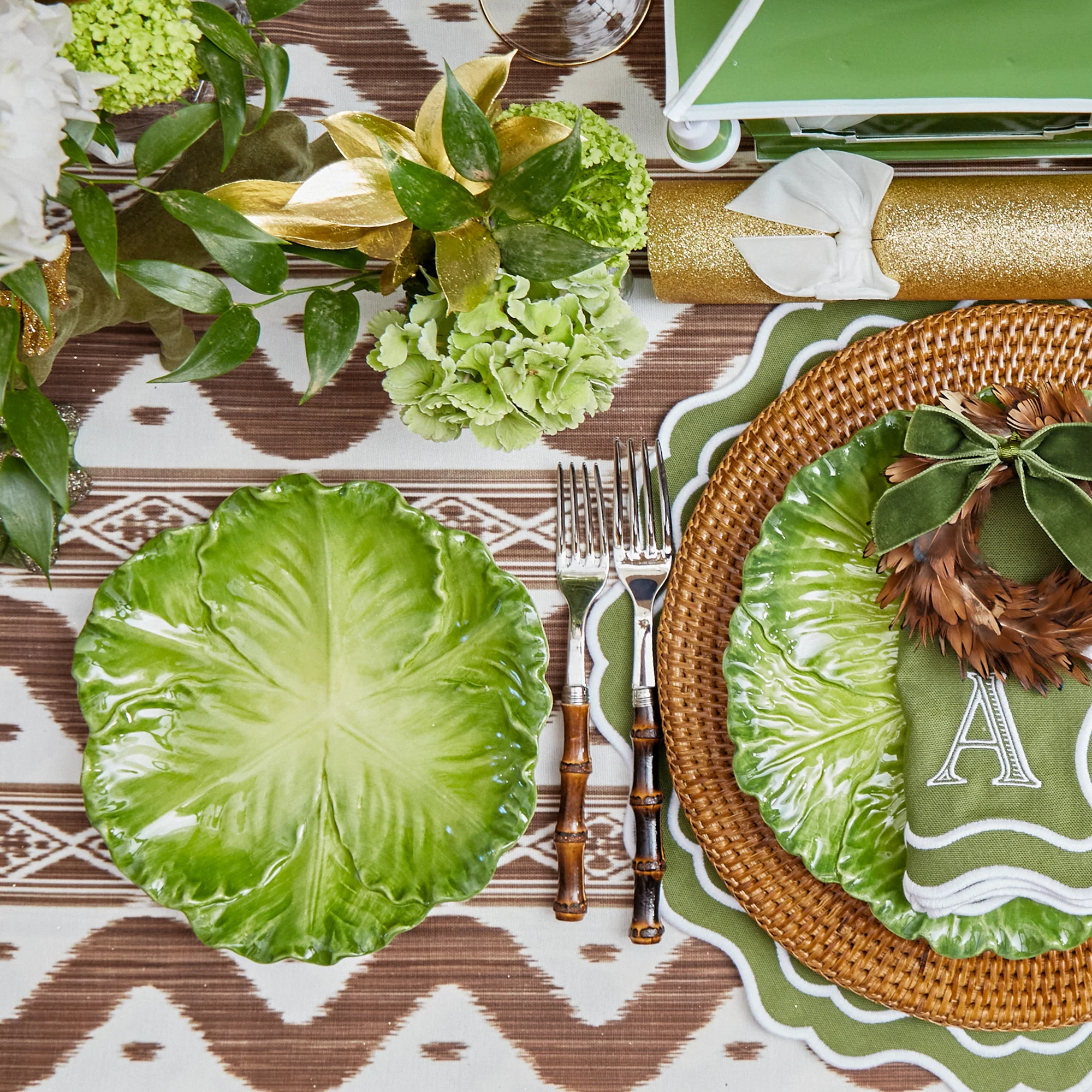 Serena Green Cabbage Starter Plate - Image 10