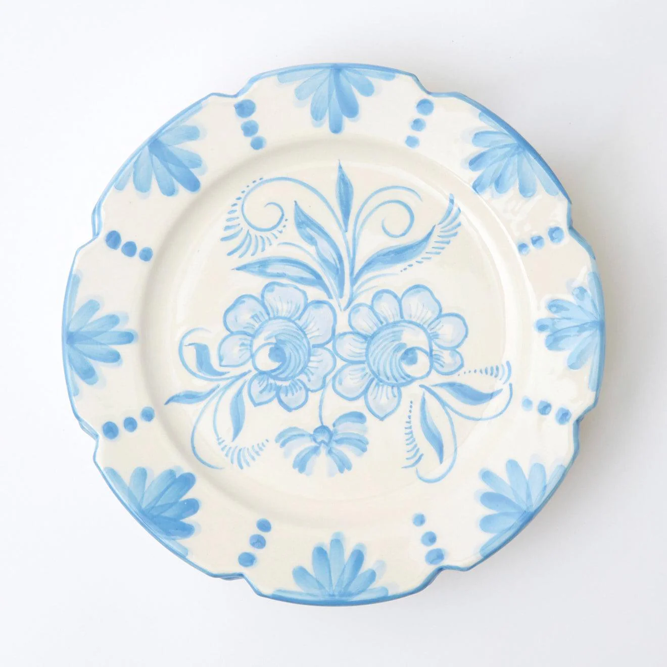 Seville Blue Gardênia Dinner Plate (set of 4) - Image 11