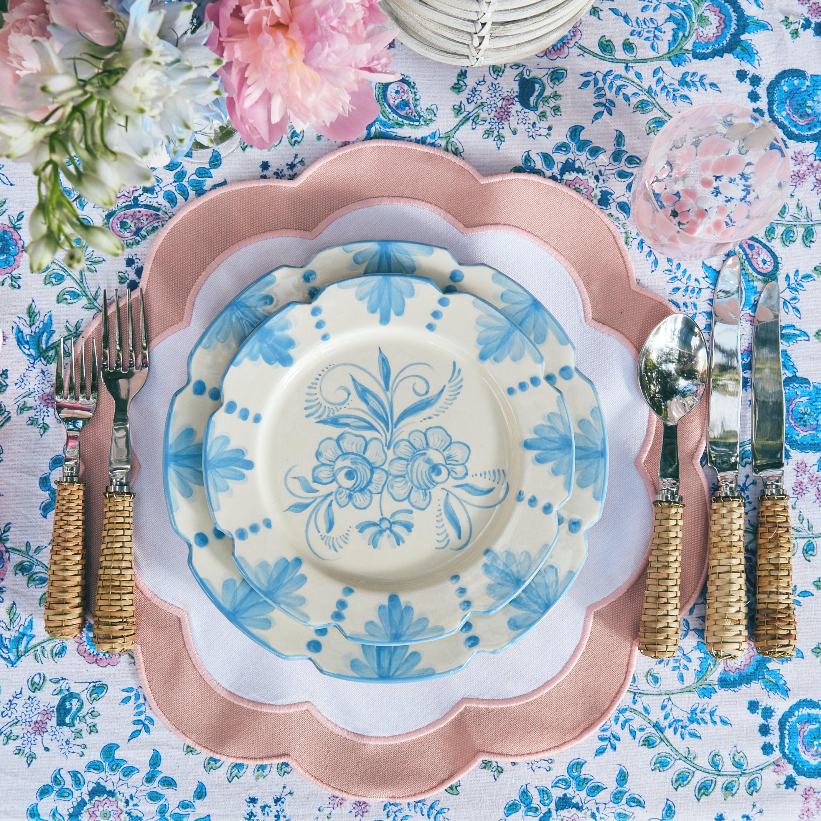 Seville Blue Gardênia Starter Plate (set of 4) - Image 11