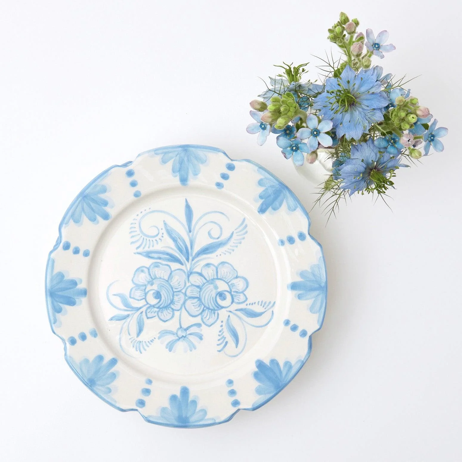 Seville Blue Gardênia Starter Plate (set of 4) - Image 4