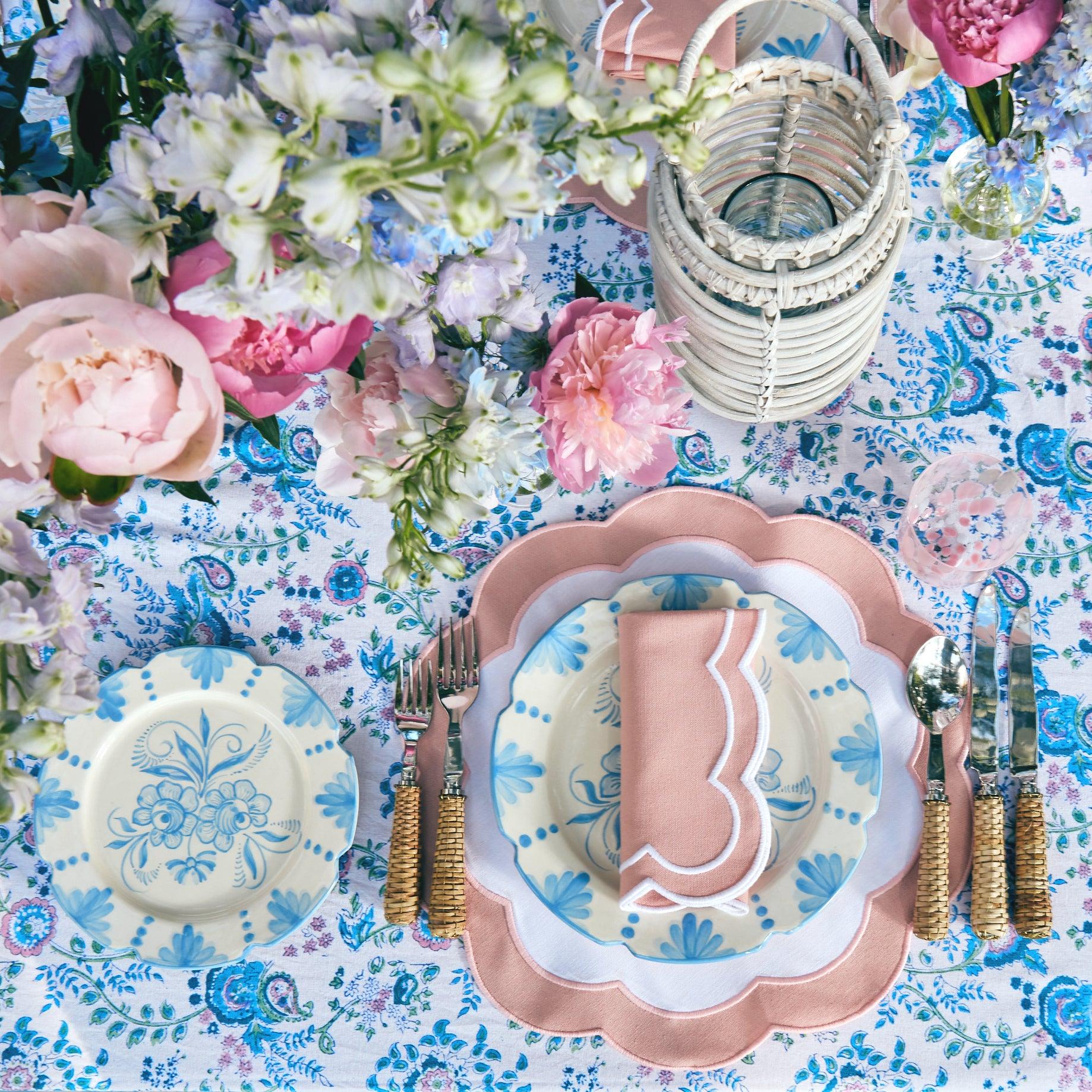 Seville Blue Gardênia Starter Plate (set of 4) - Image 8