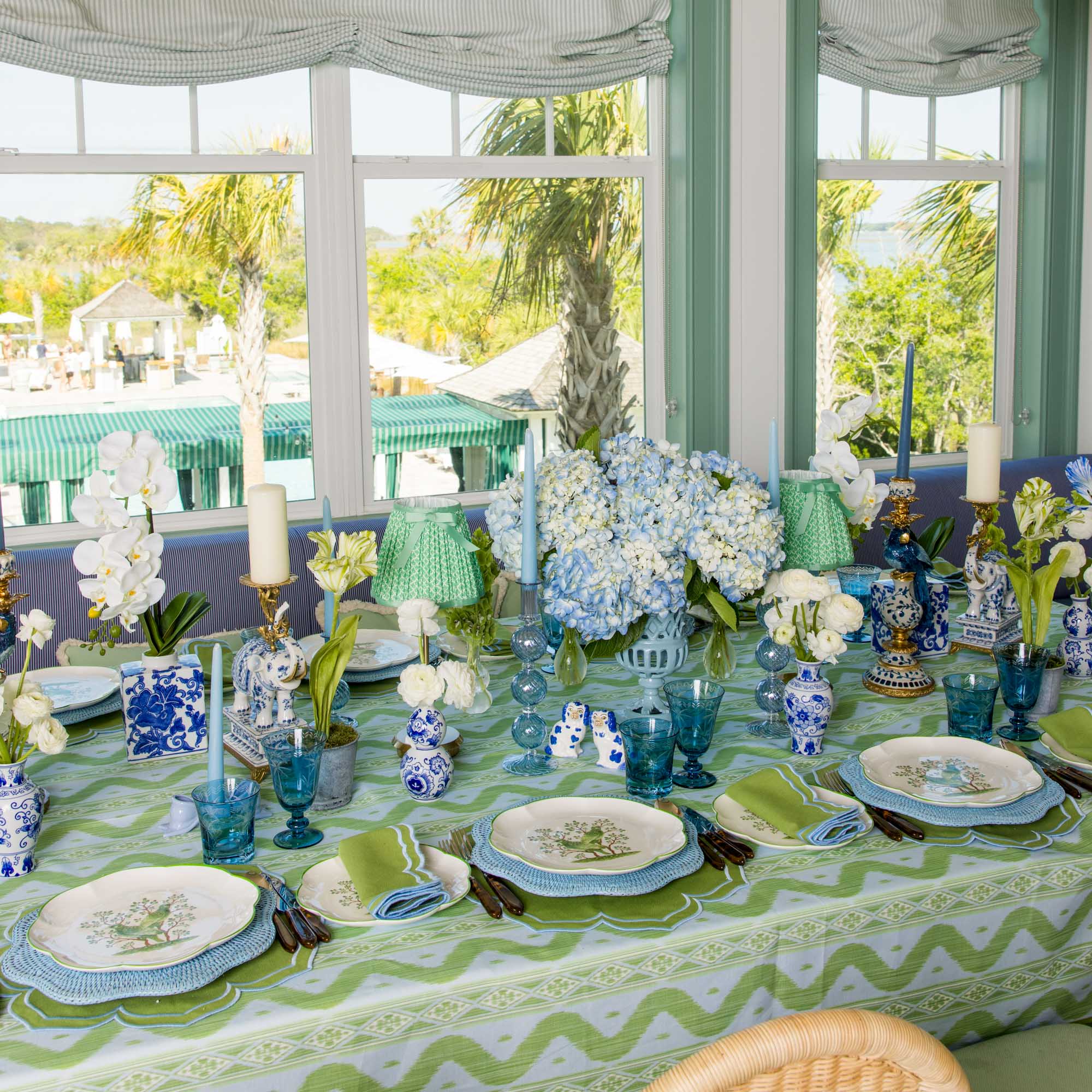 Camille Azure Candle Holder (Pair) - Image 16