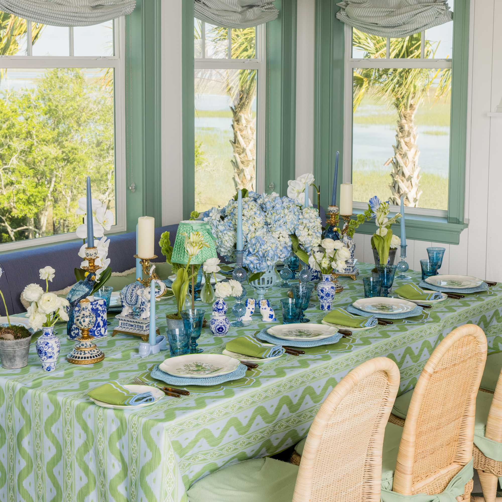 Camille Azure Candle Holder (Pair) - Image 18