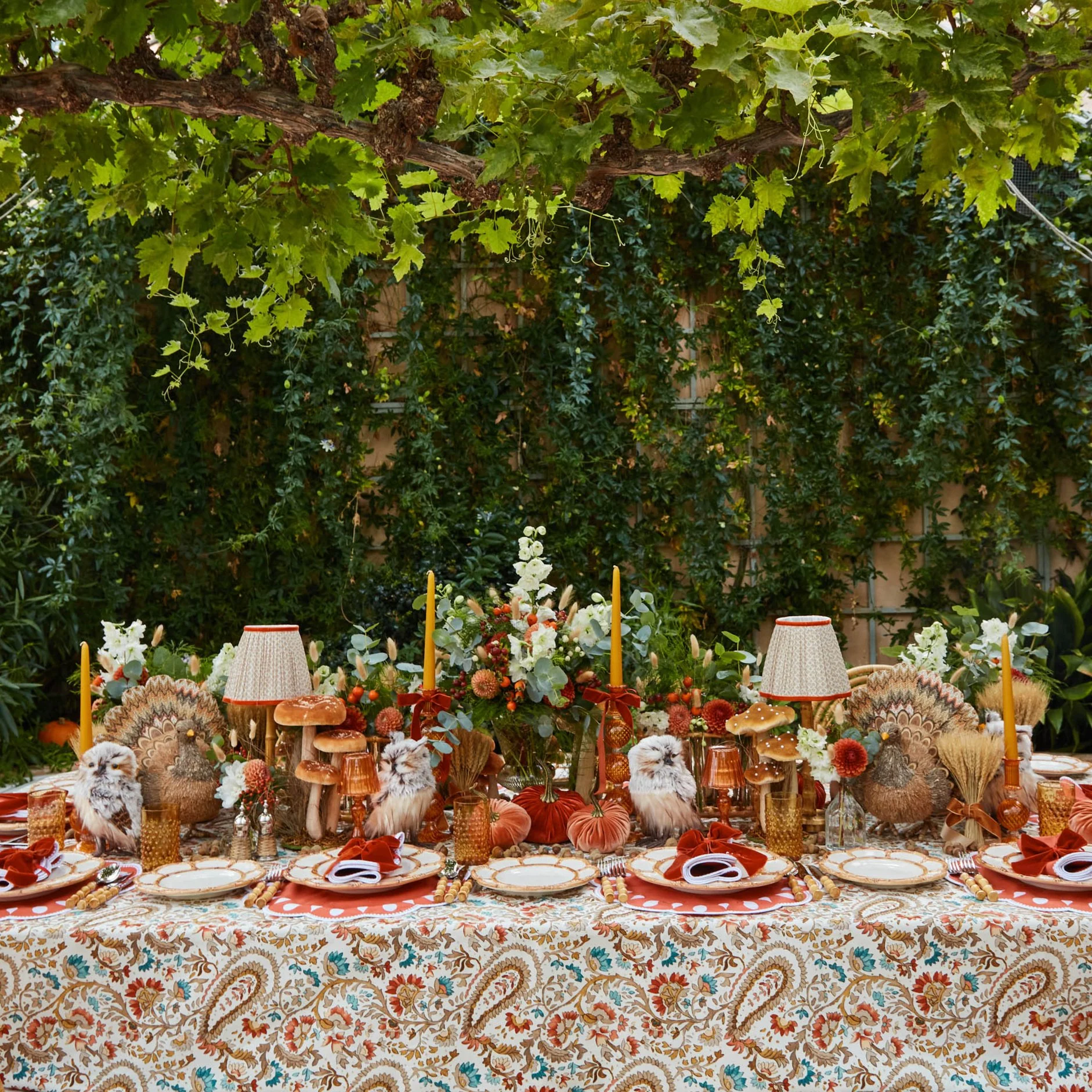 Small Camille Orange Candle Holder (Pair) - Image 3