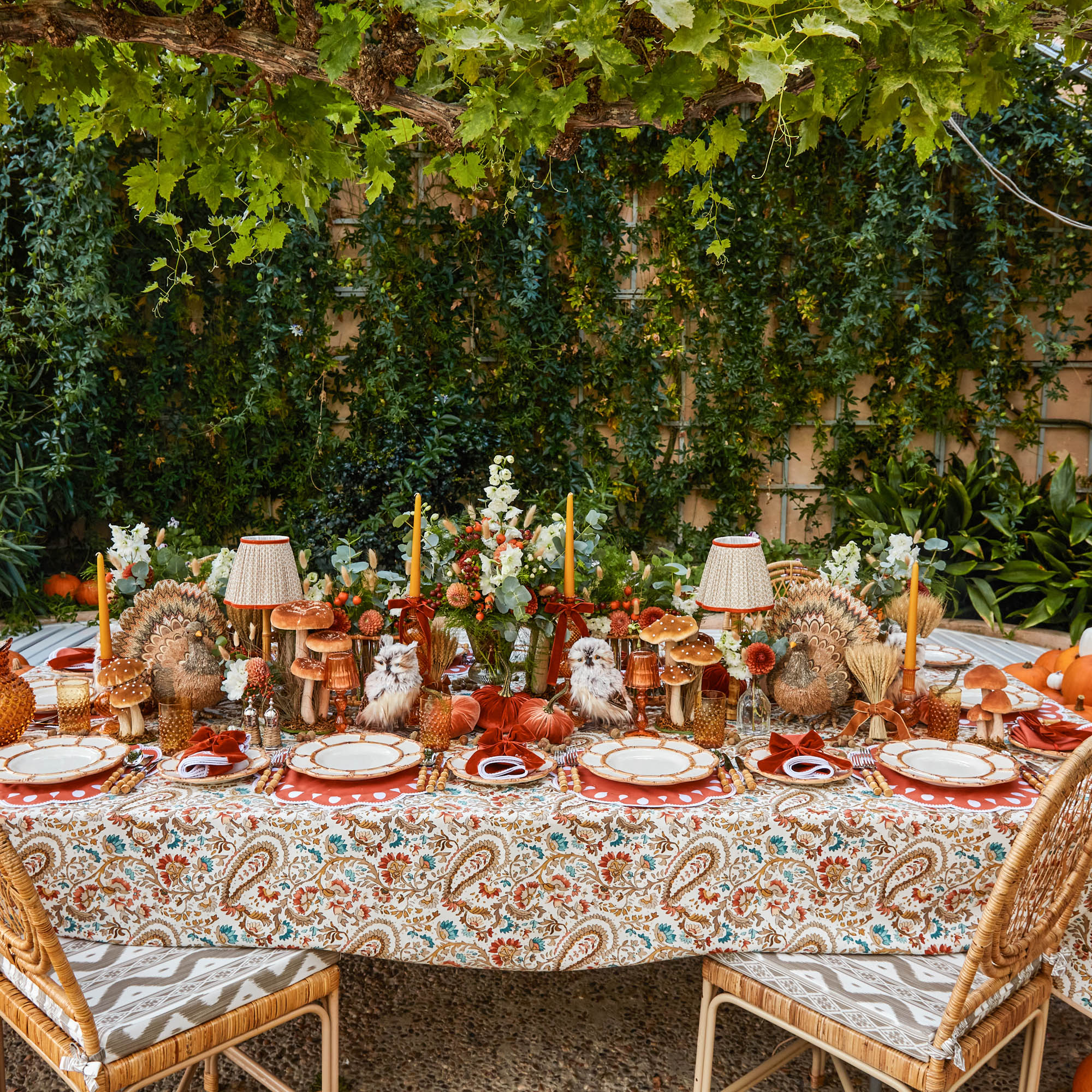 Small Camille Orange Candle Holder (Pair) - Image 6