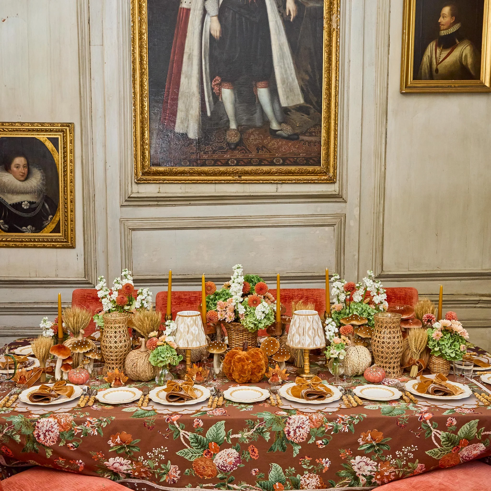 Small Orange Glitter Pumpkins (Set of 8) - Image 3